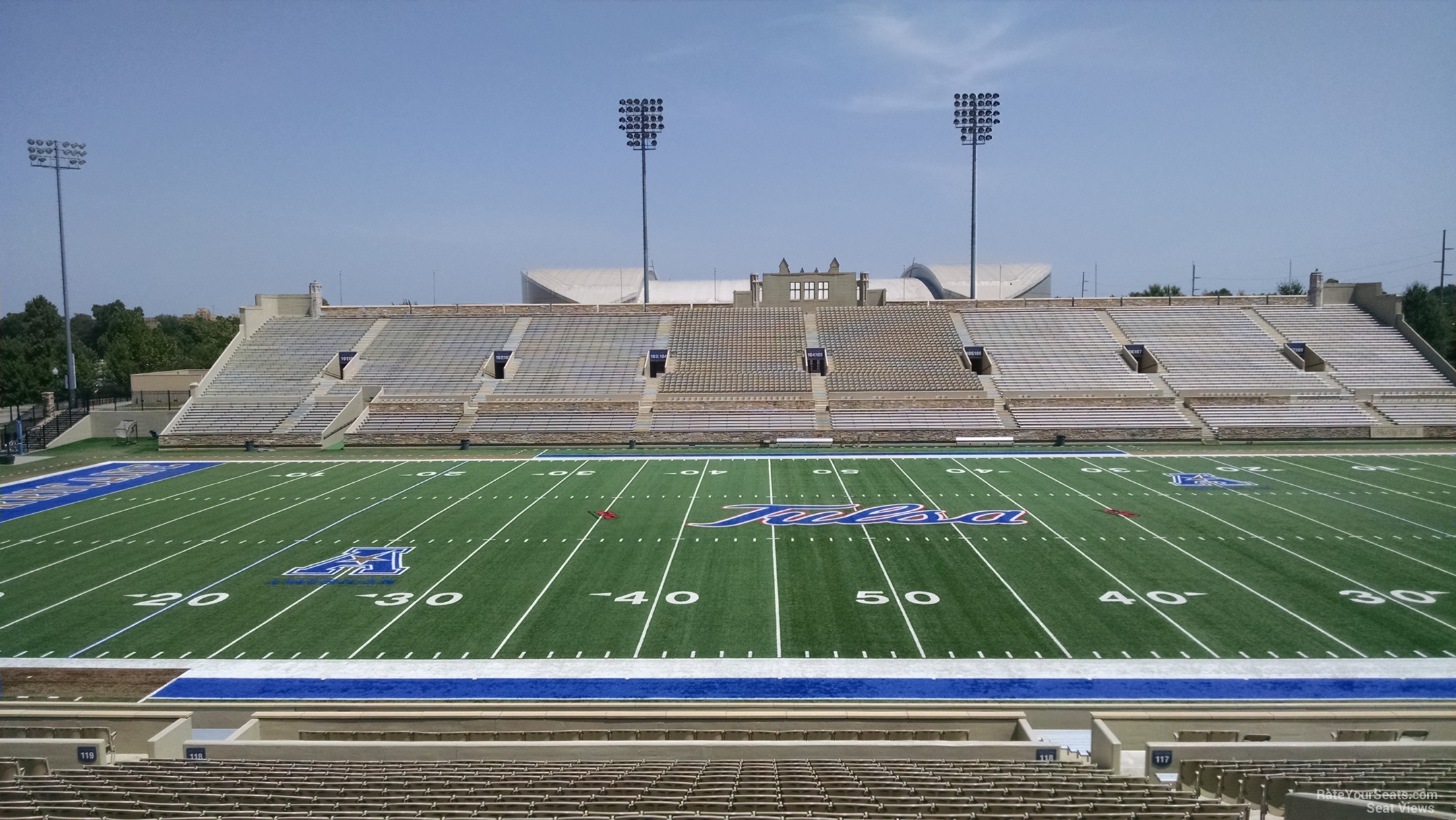 Section 118 at H.A. Chapman Stadium - RateYourSeats.com