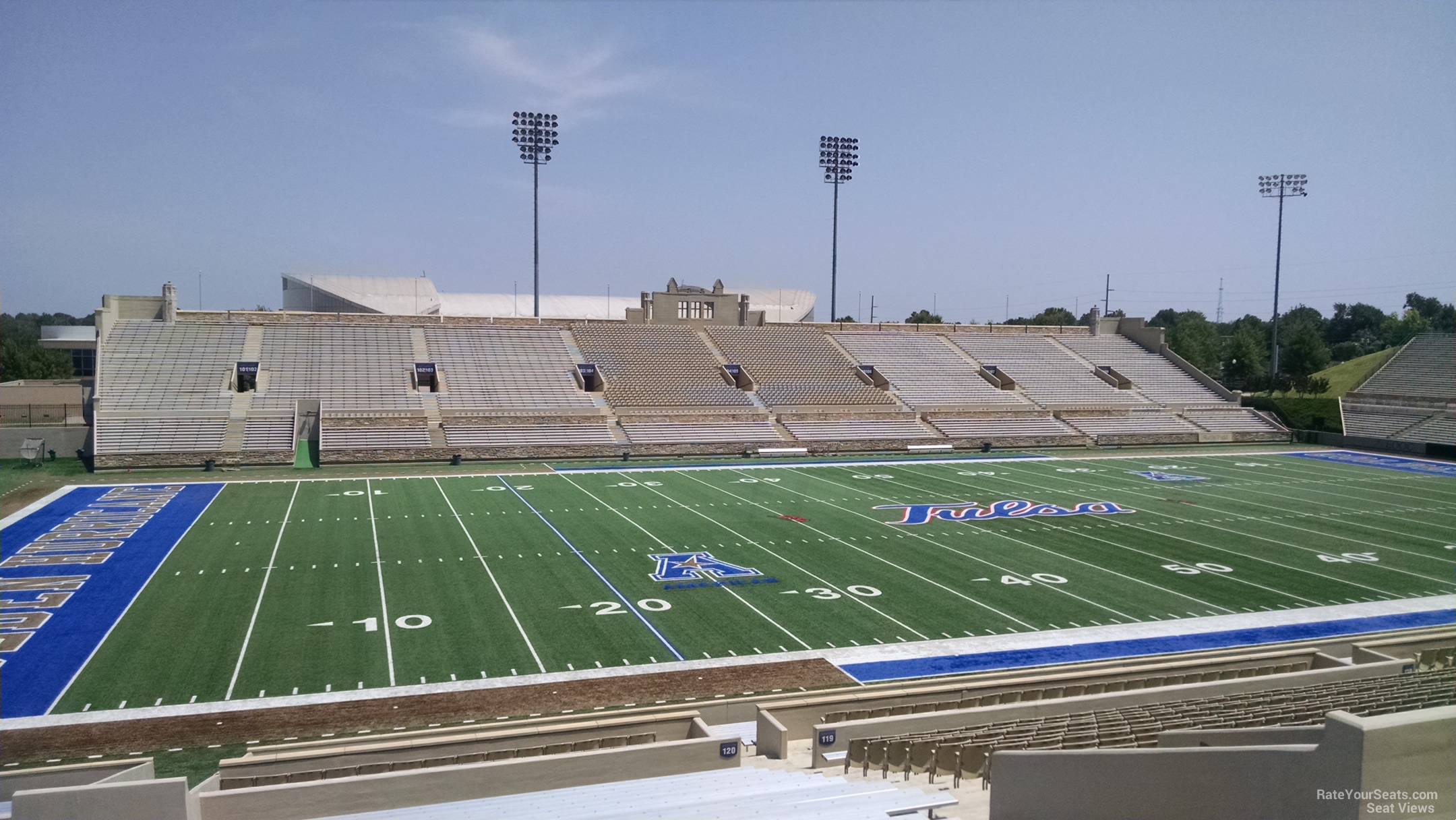 Section 120 At H.a. Chapman Stadium - Rateyourseats.com