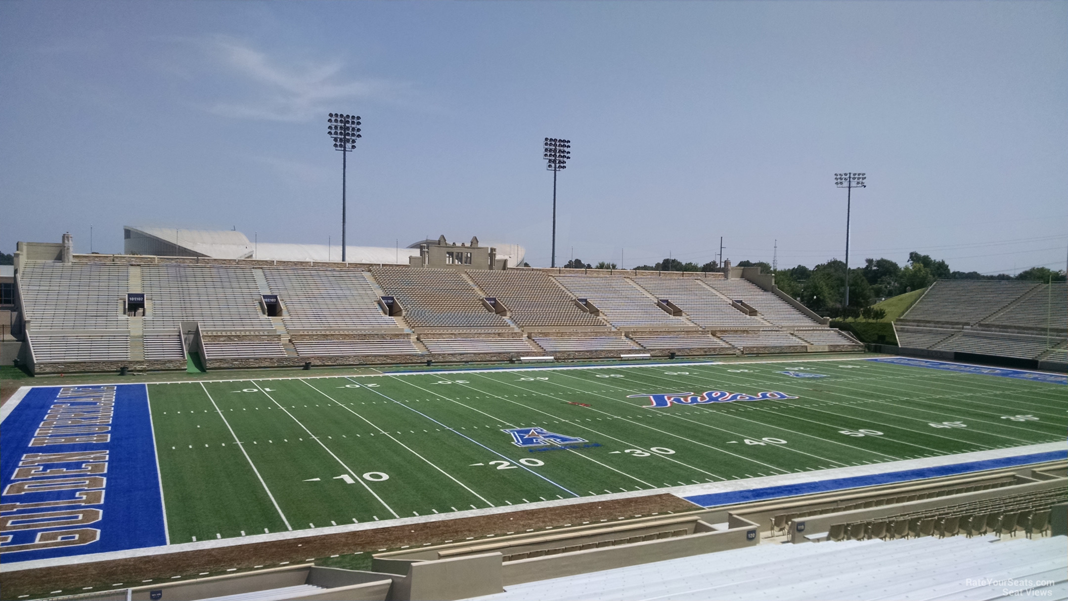 Section 121 at H.A. Chapman Stadium - RateYourSeats.com