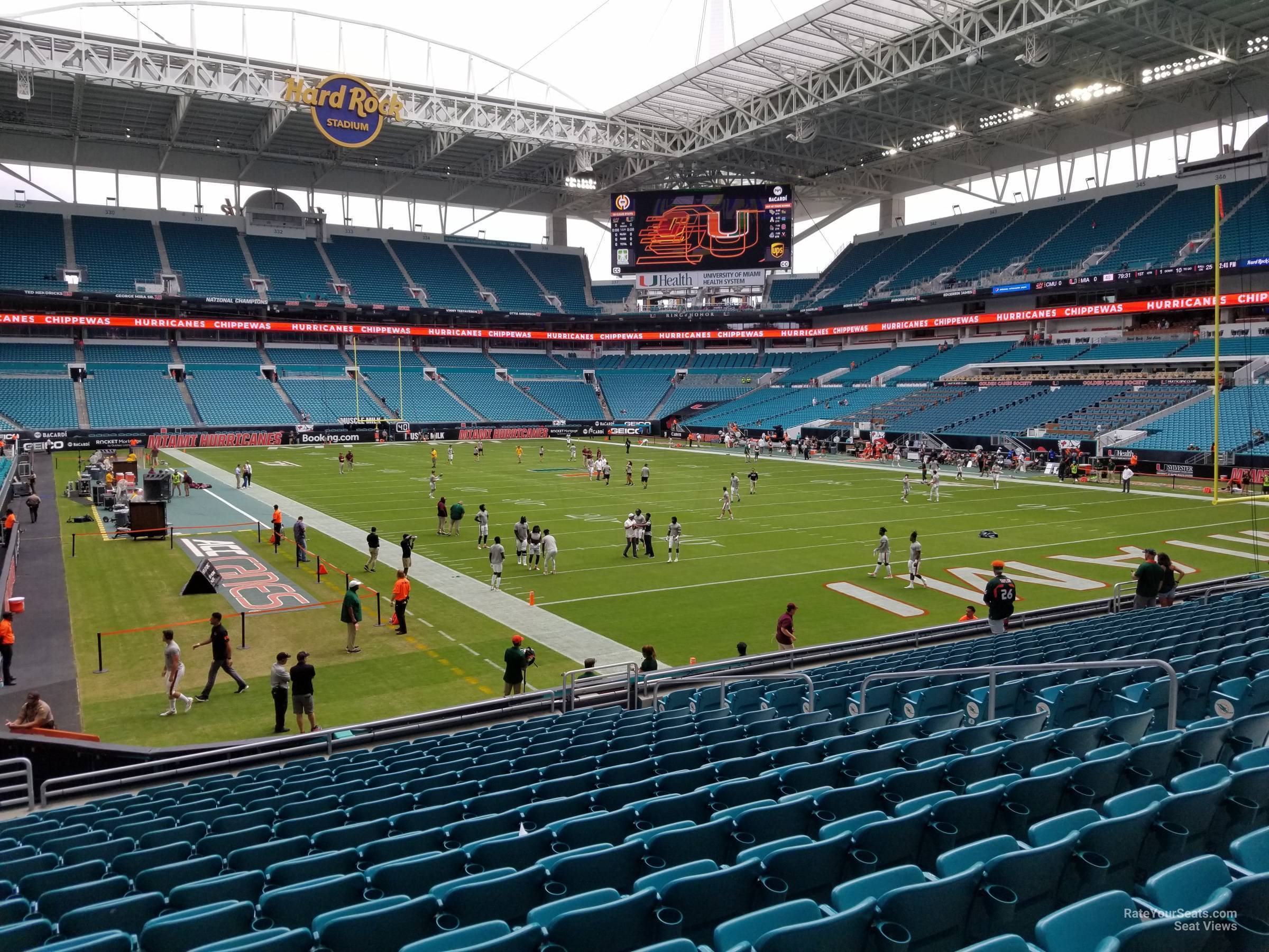 Section 252 - Hard Rock Stadium Seat Views