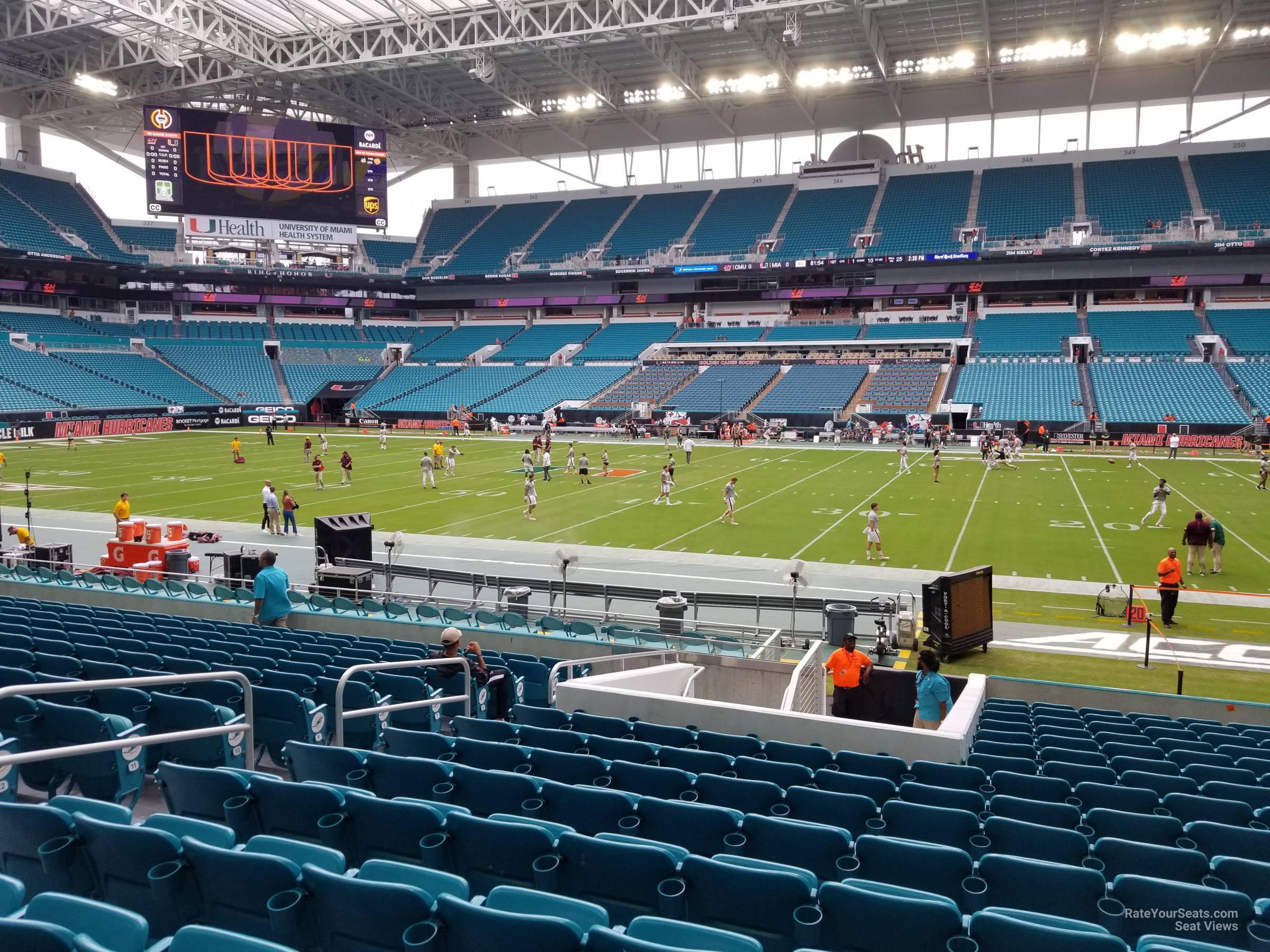 Section 116 at Hard Rock Stadium 