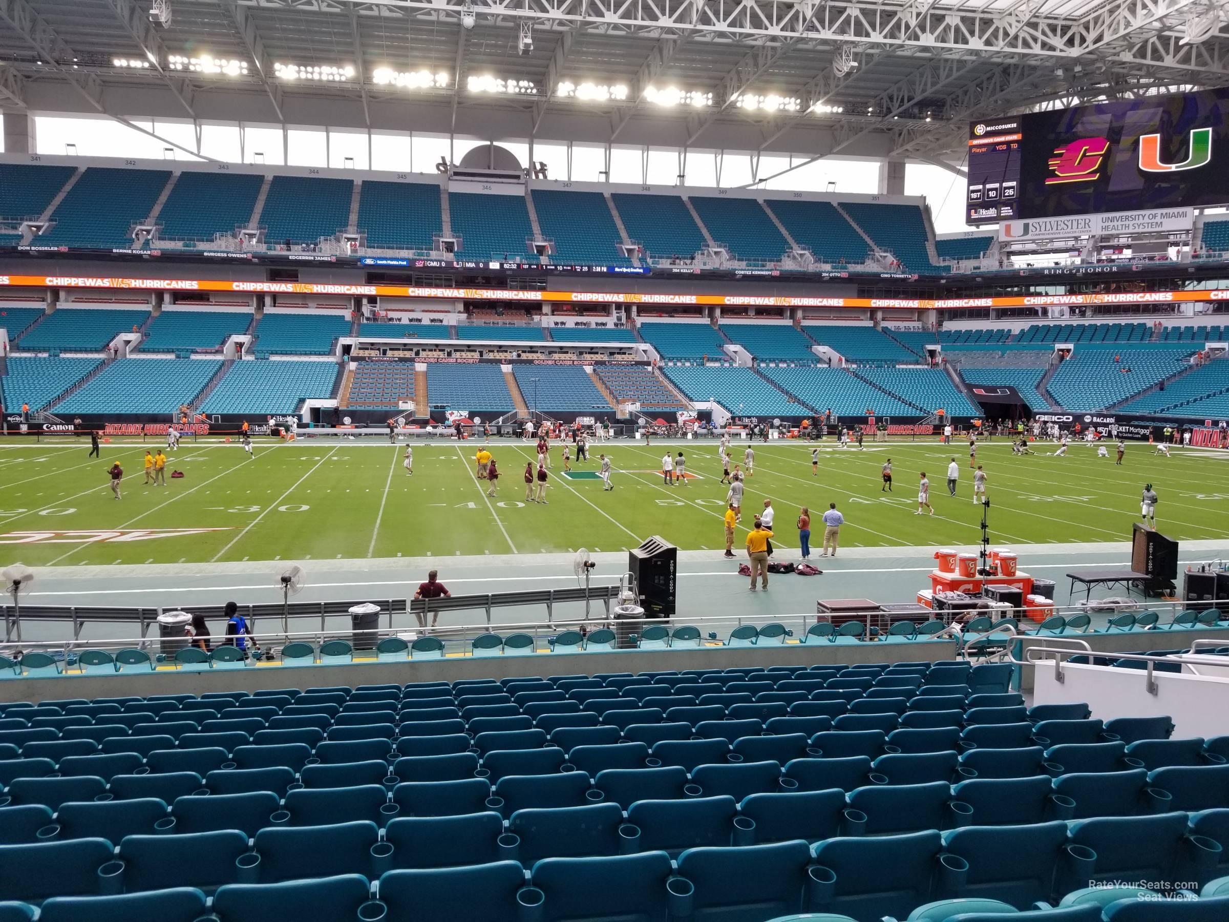 Section 119 at Hard Rock Stadium 