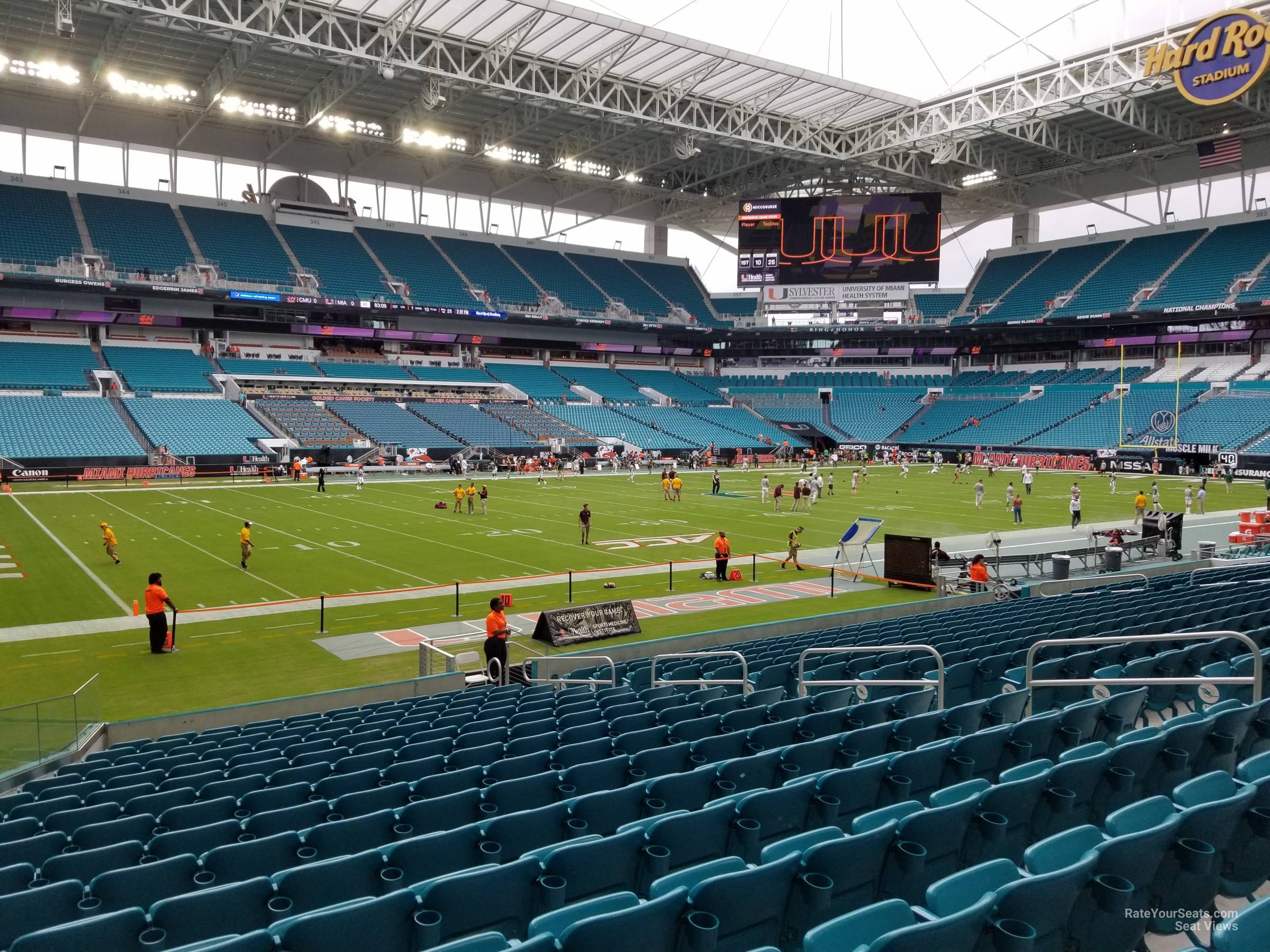 Section 233 at Hard Rock Stadium 