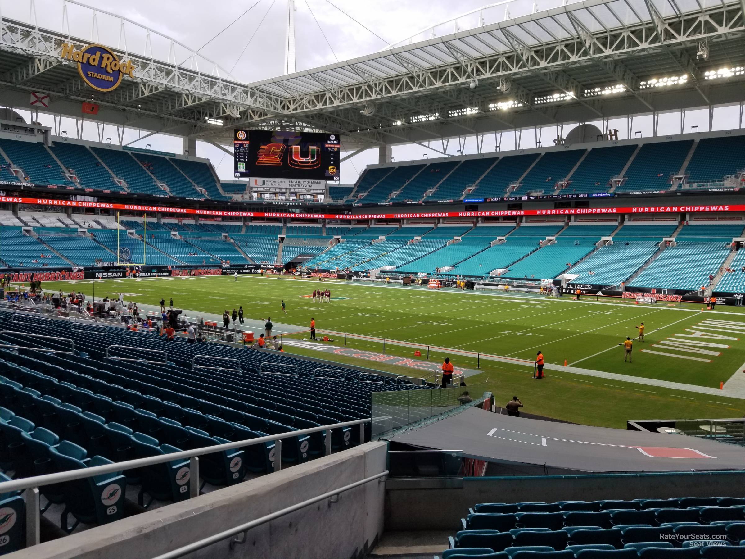 Hard Rock Stadium Section 139 - Miami Dolphins - RateYourSeats.com