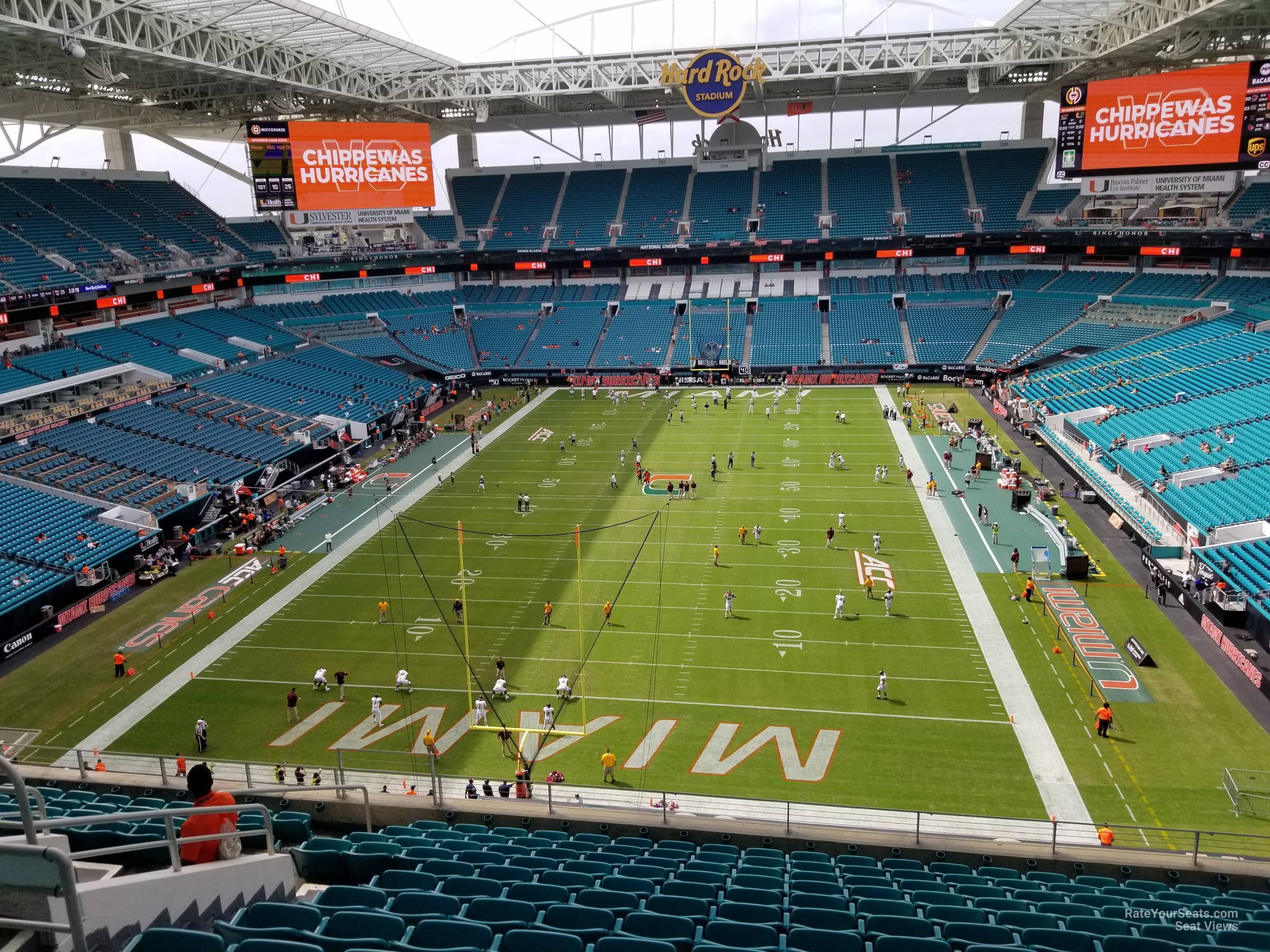 Hard Rock Stadium Section 331 - Miami Dolphins - RateYourSeats.com