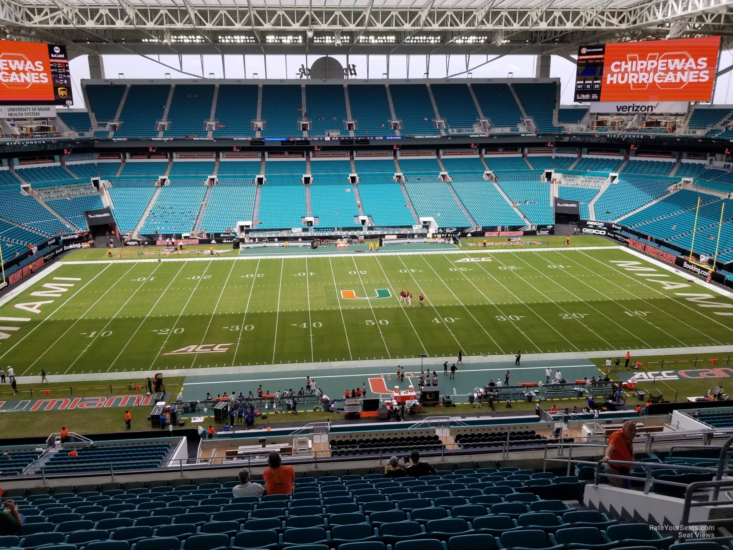 Hard Rock Stadium Section 347 - Miami Dolphins - RateYourSeats.com