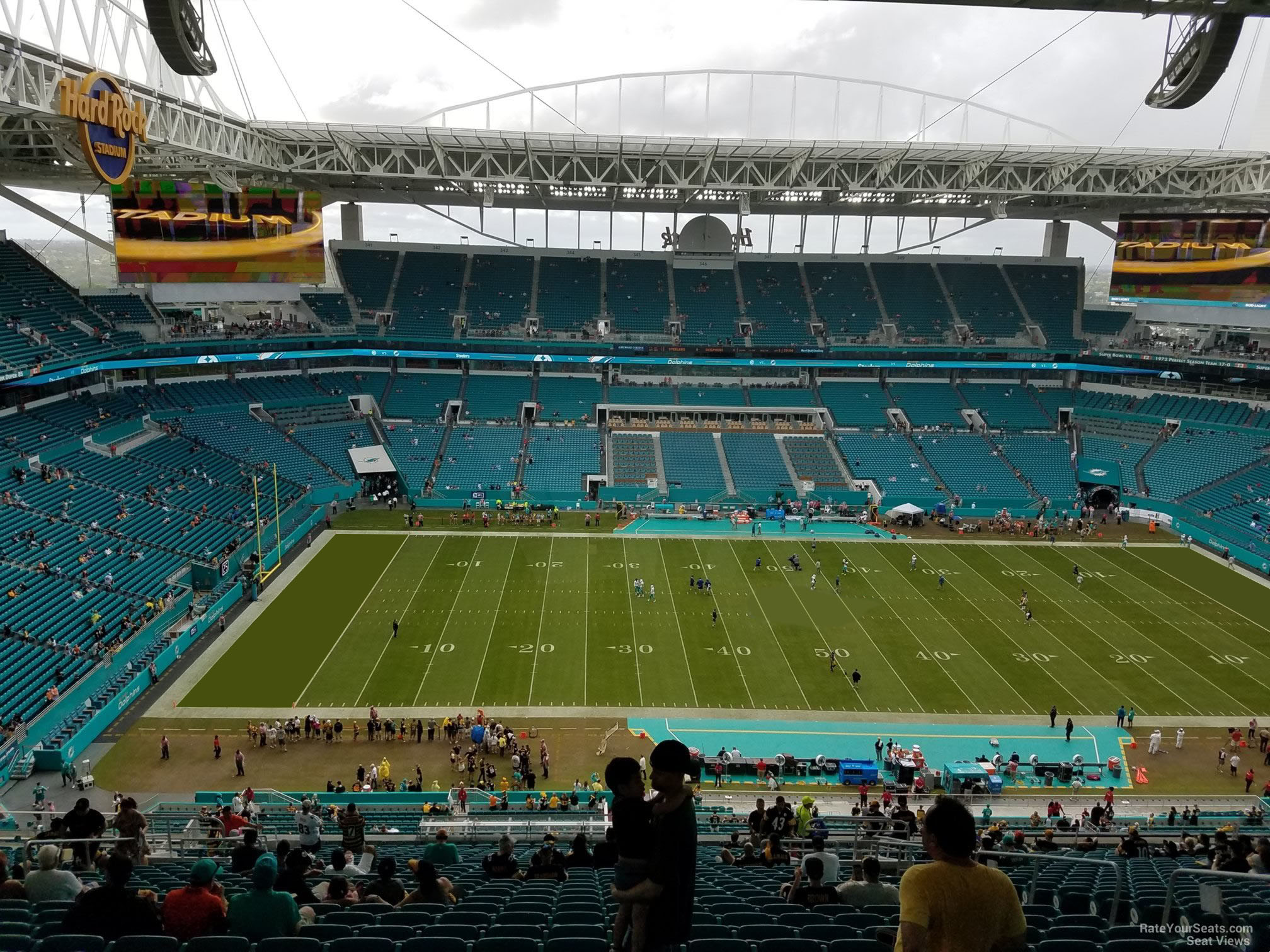 Hard Rock Stadium Section 320 - Miami Dolphins - RateYourSeats.com