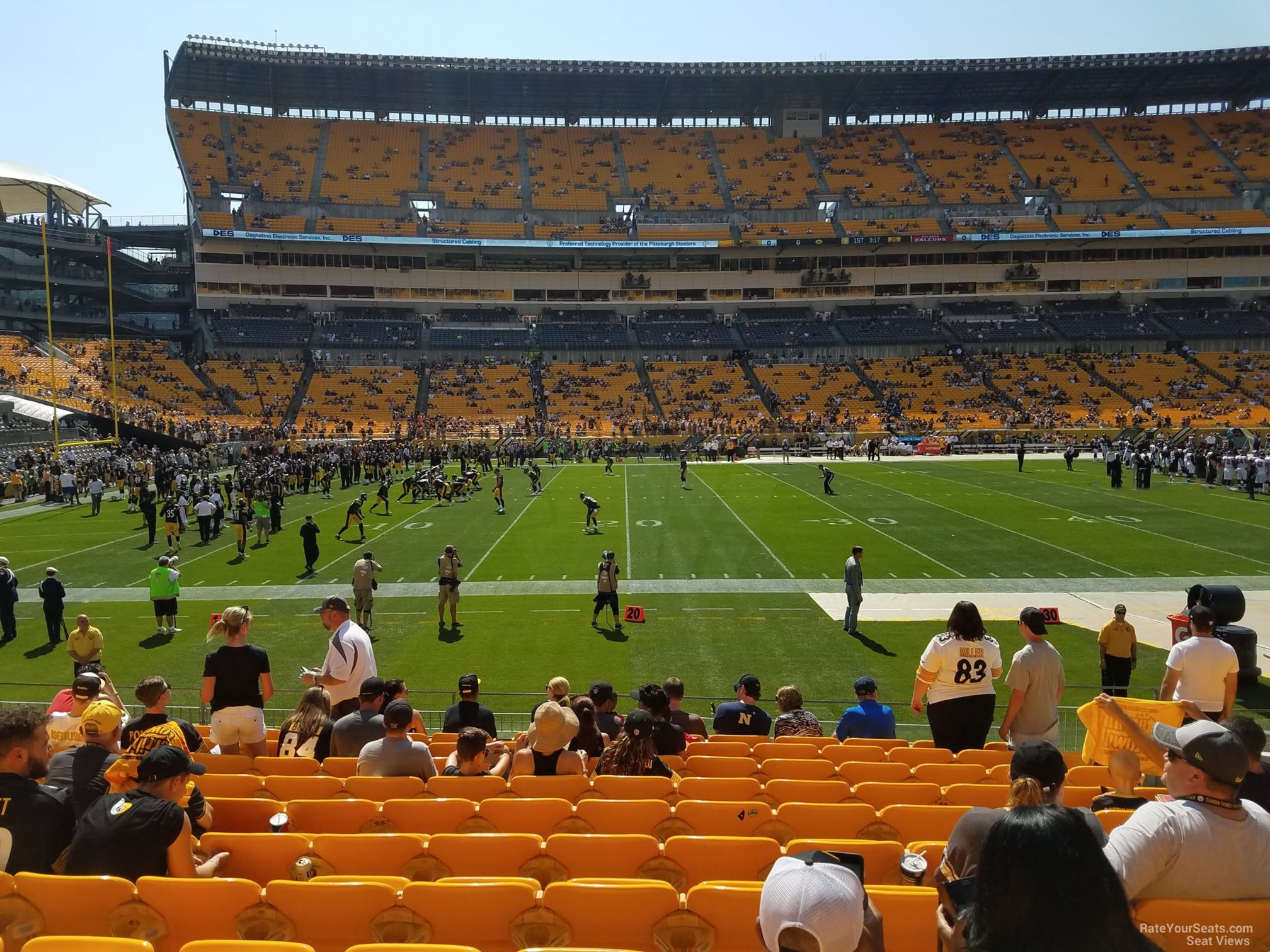 Seat View from Section 108 at Heinz Field