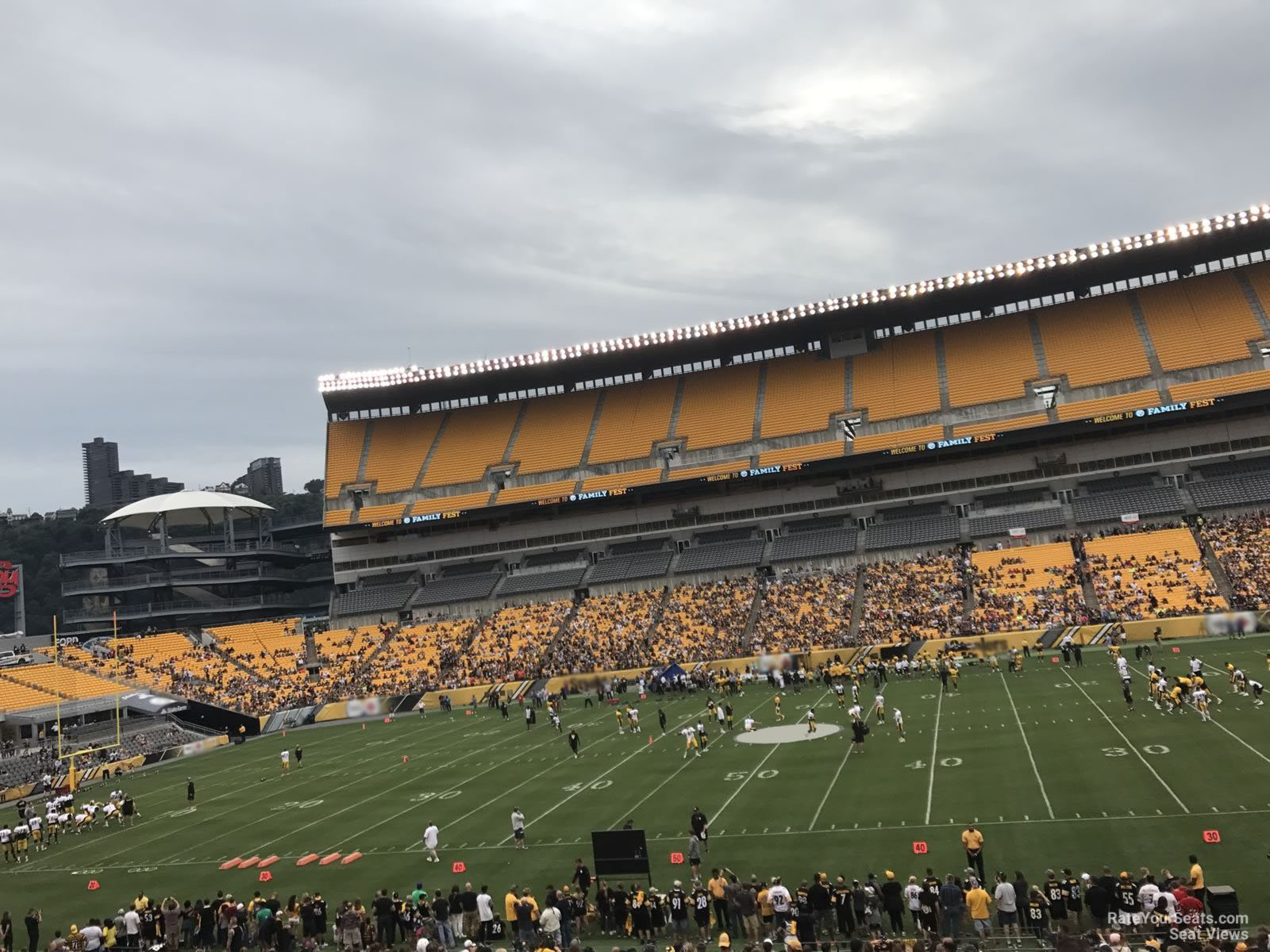 Buy Steelers SBLs in section 111, row T, seats 7-13