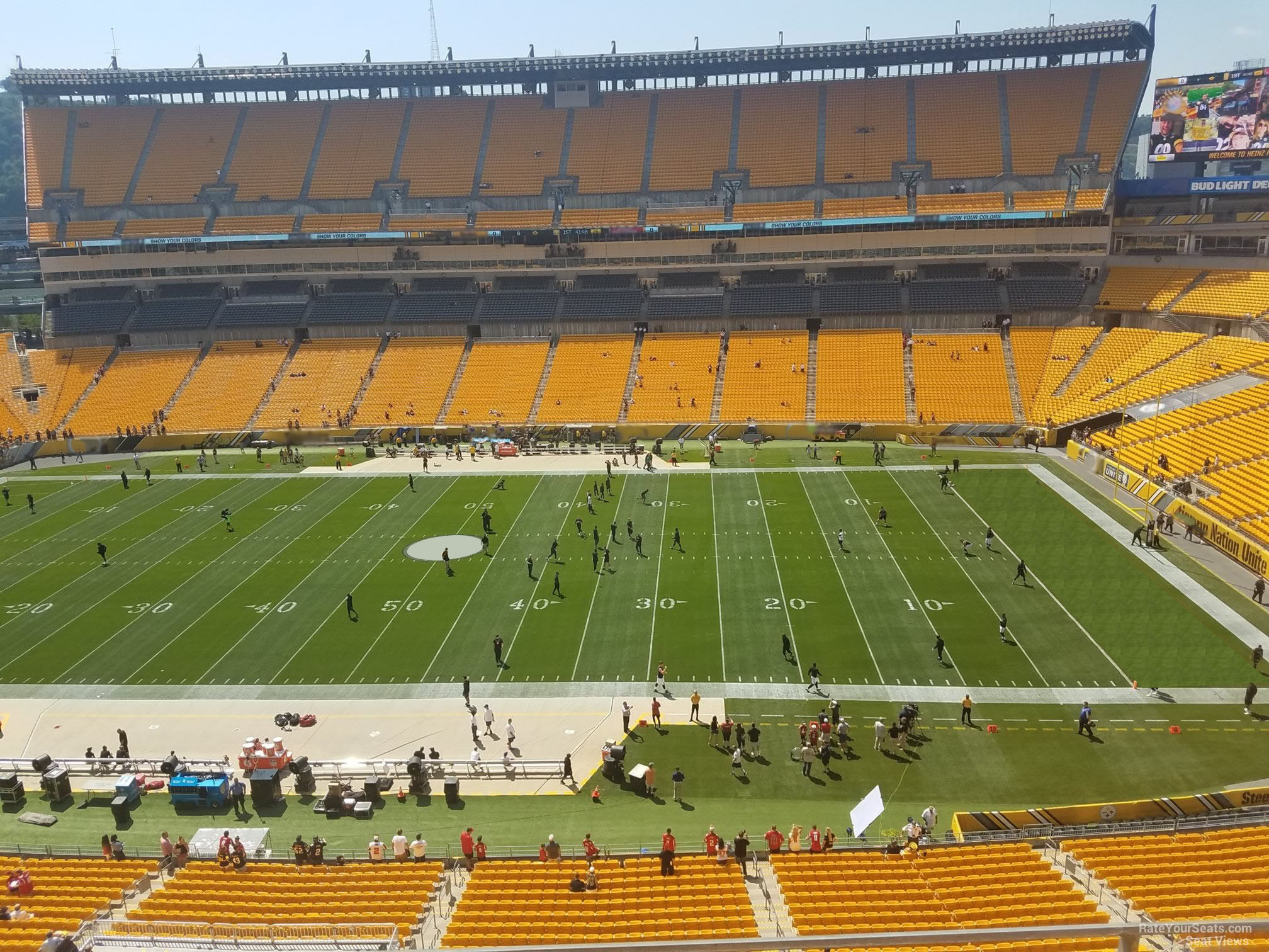 Pittsburgh Steelers Seating Chart Rows