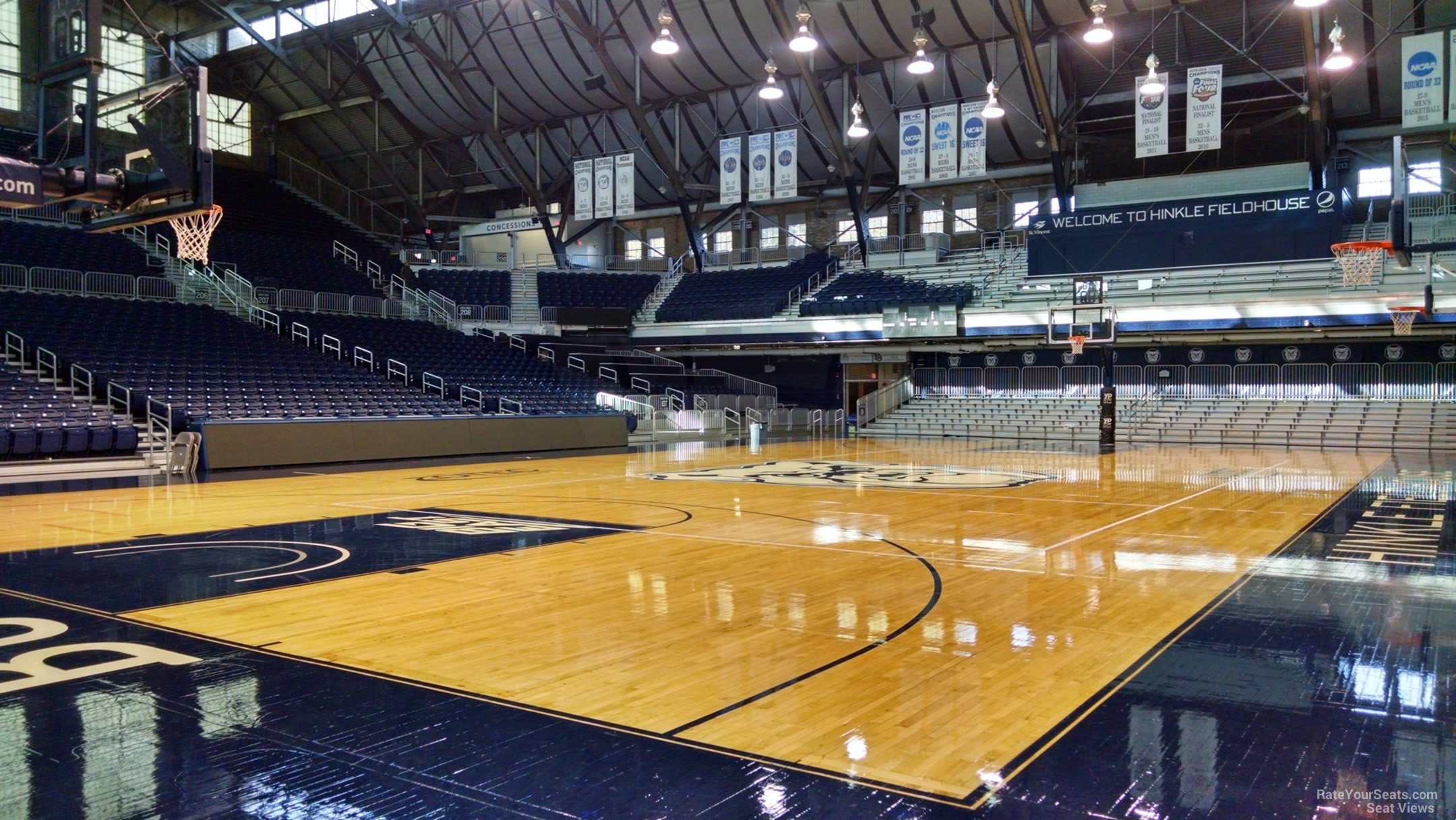 Hinkle Fieldhouse Section 123 - RateYourSeats.com