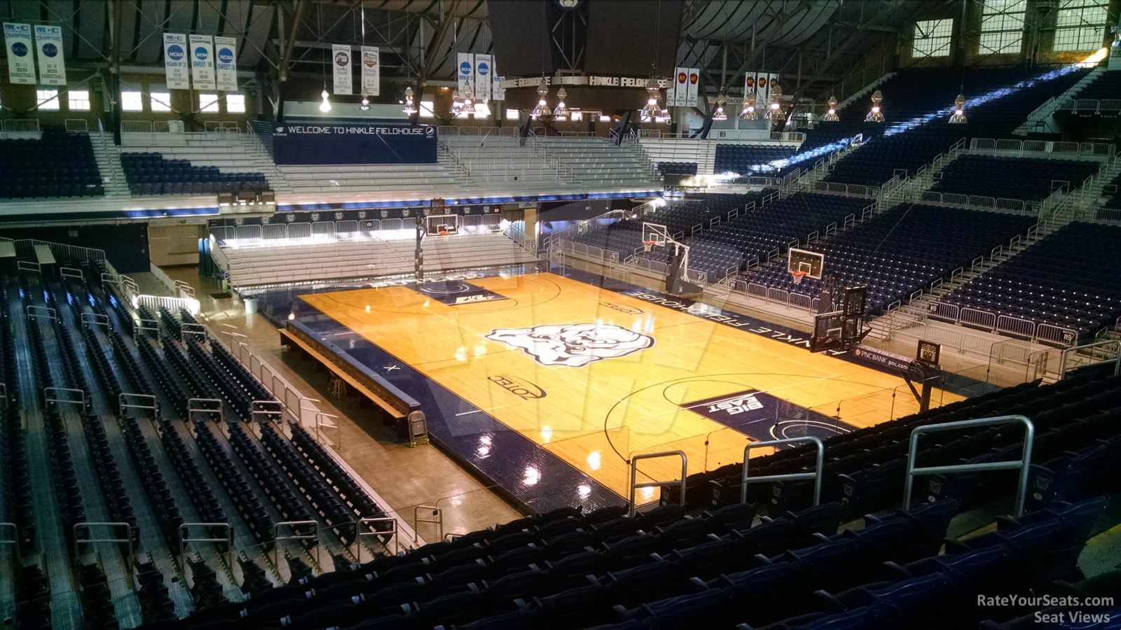 section 202, row 10 seat view  - hinkle fieldhouse