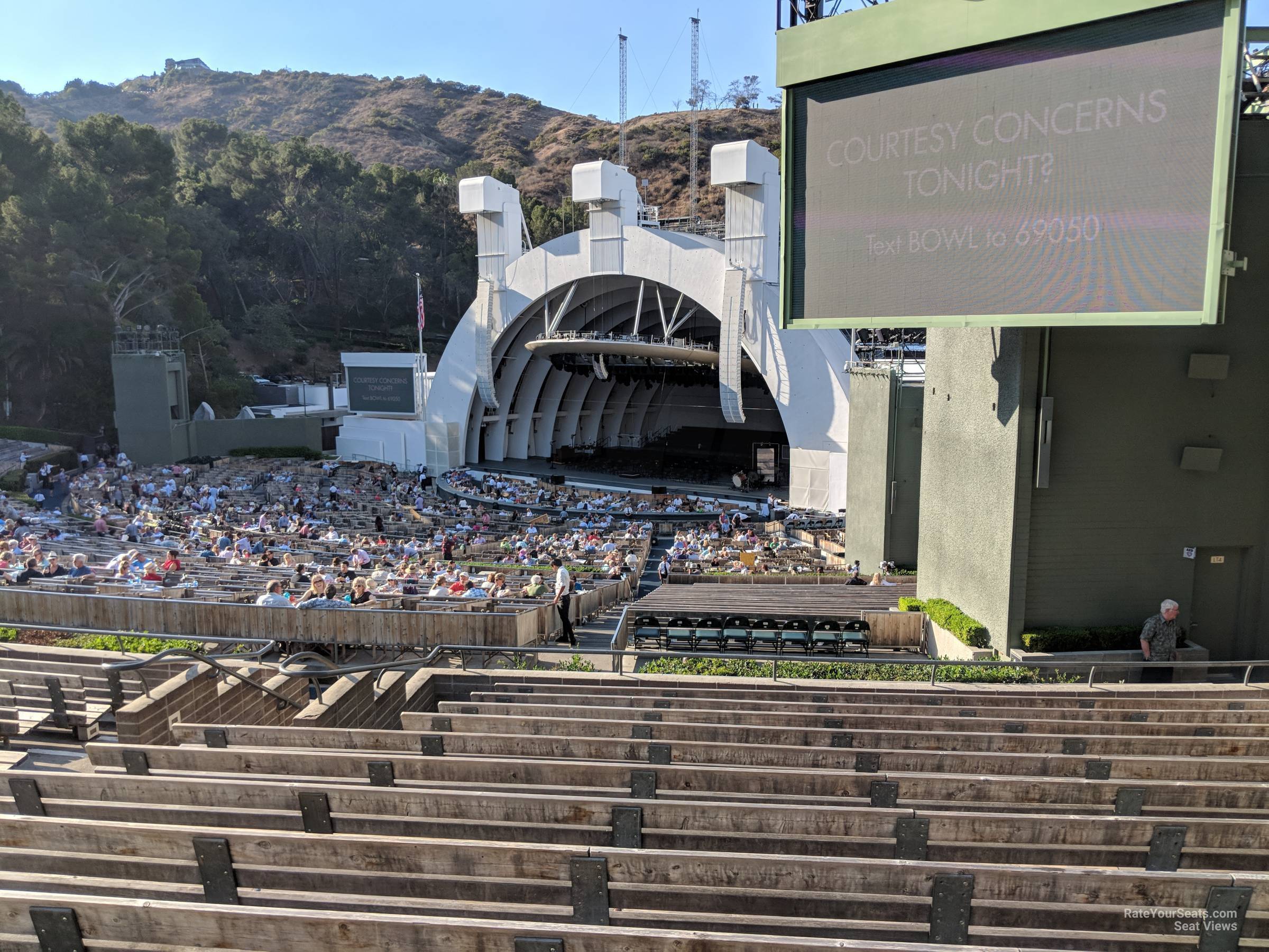 Hollywood Bowl Section F3 - RateYourSeats.com