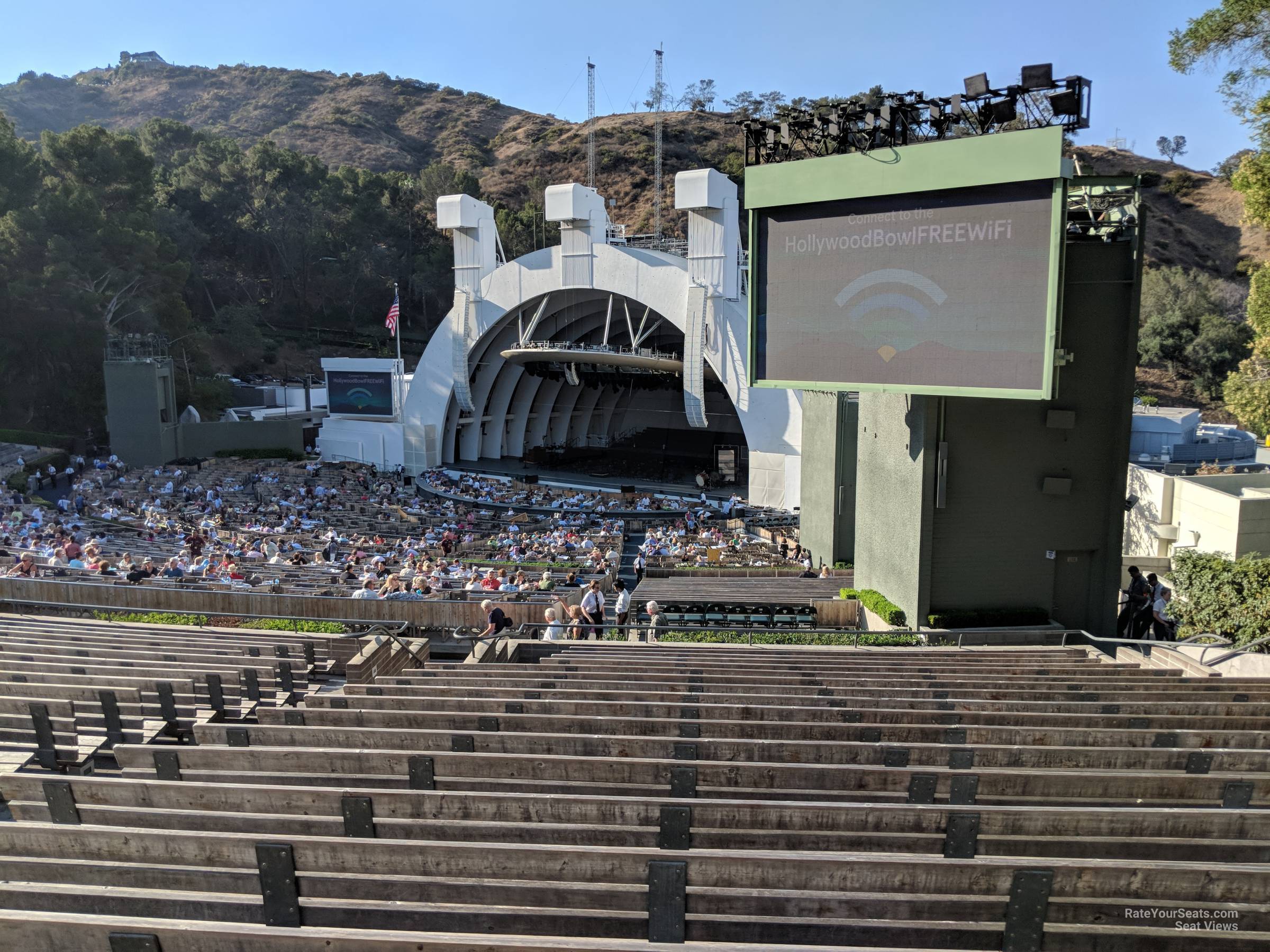 Hollywood Bowl Section F3 - RateYourSeats.com