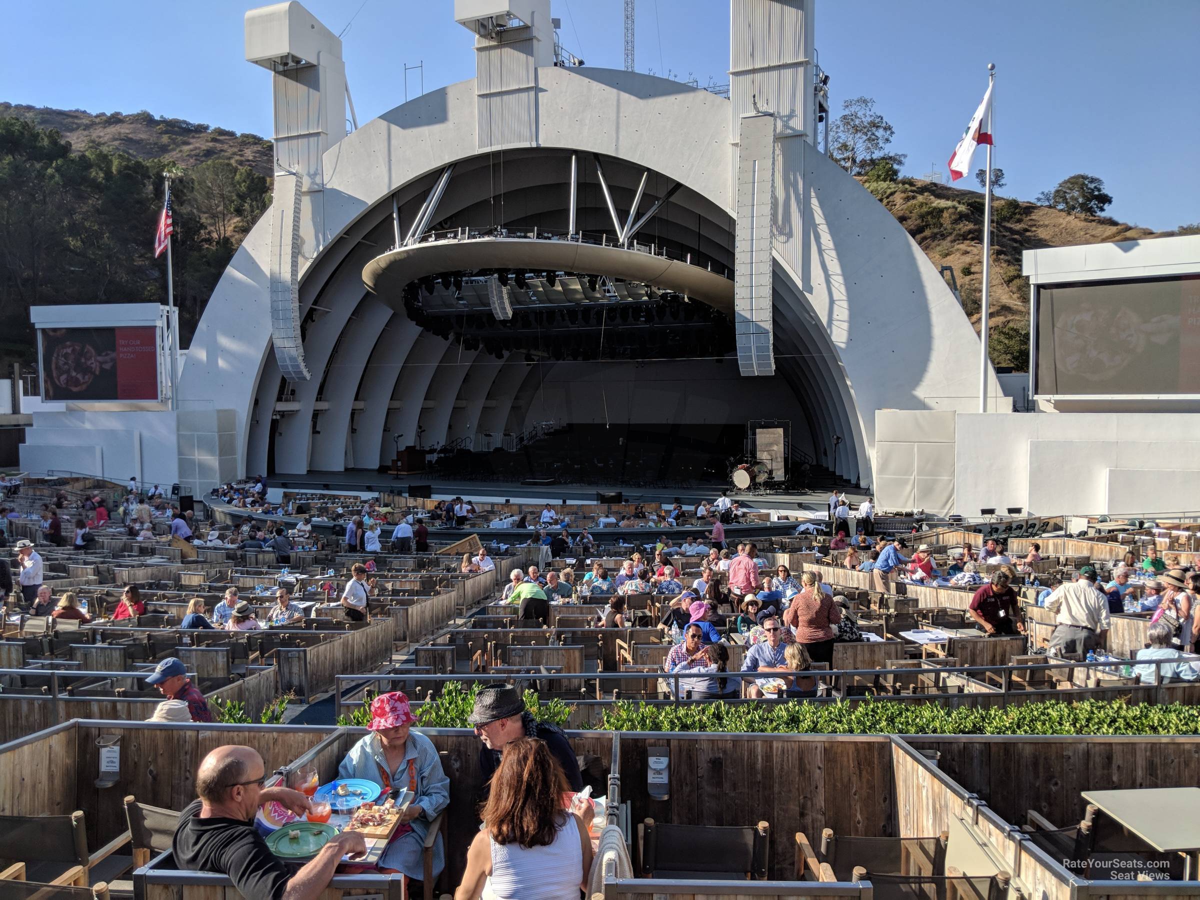 Hollywood Bowl Garden Box Seat Map | Elcho Table