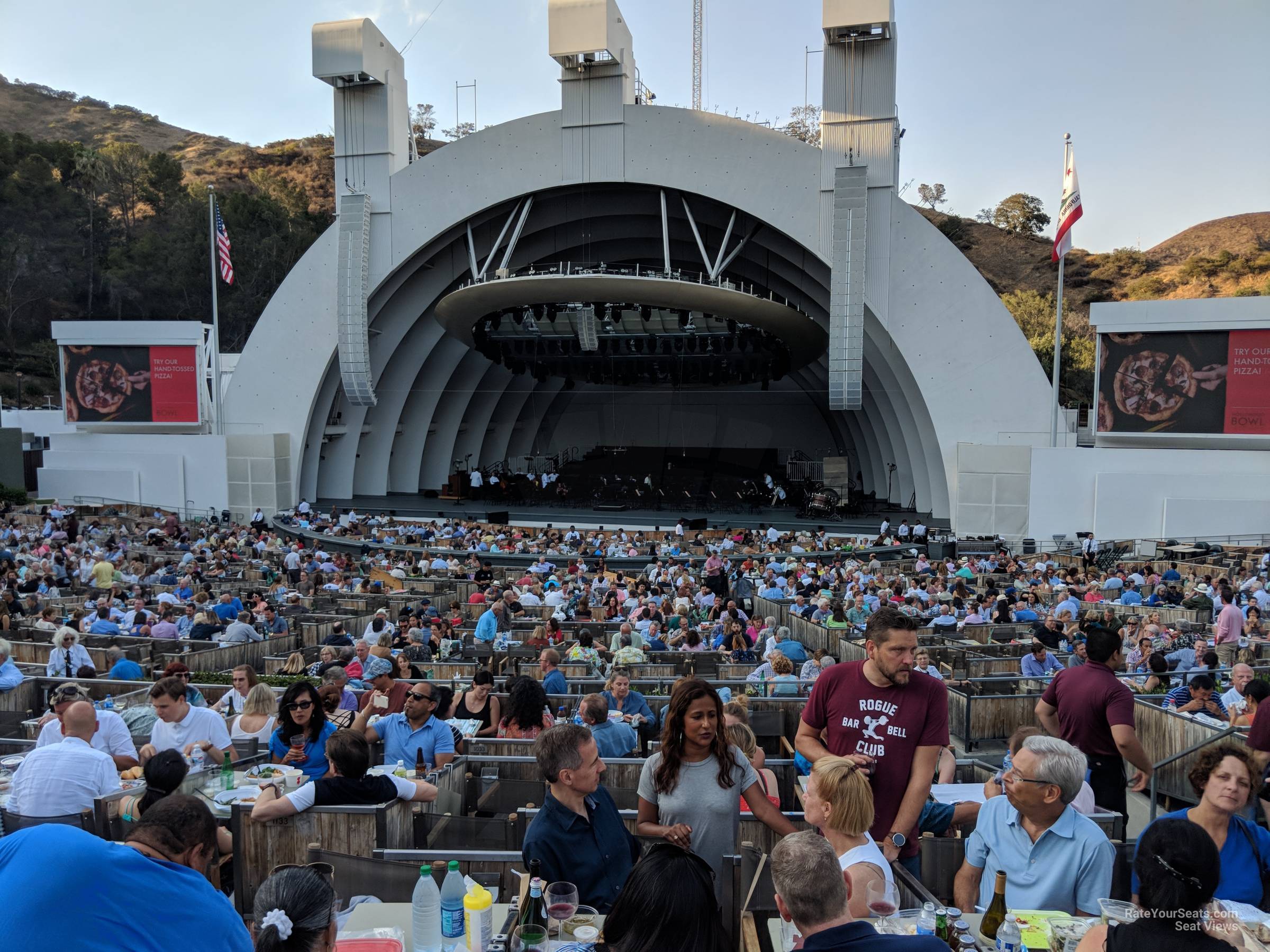 Terrace Box 3 at Hollywood Bowl - RateYourSeats.com