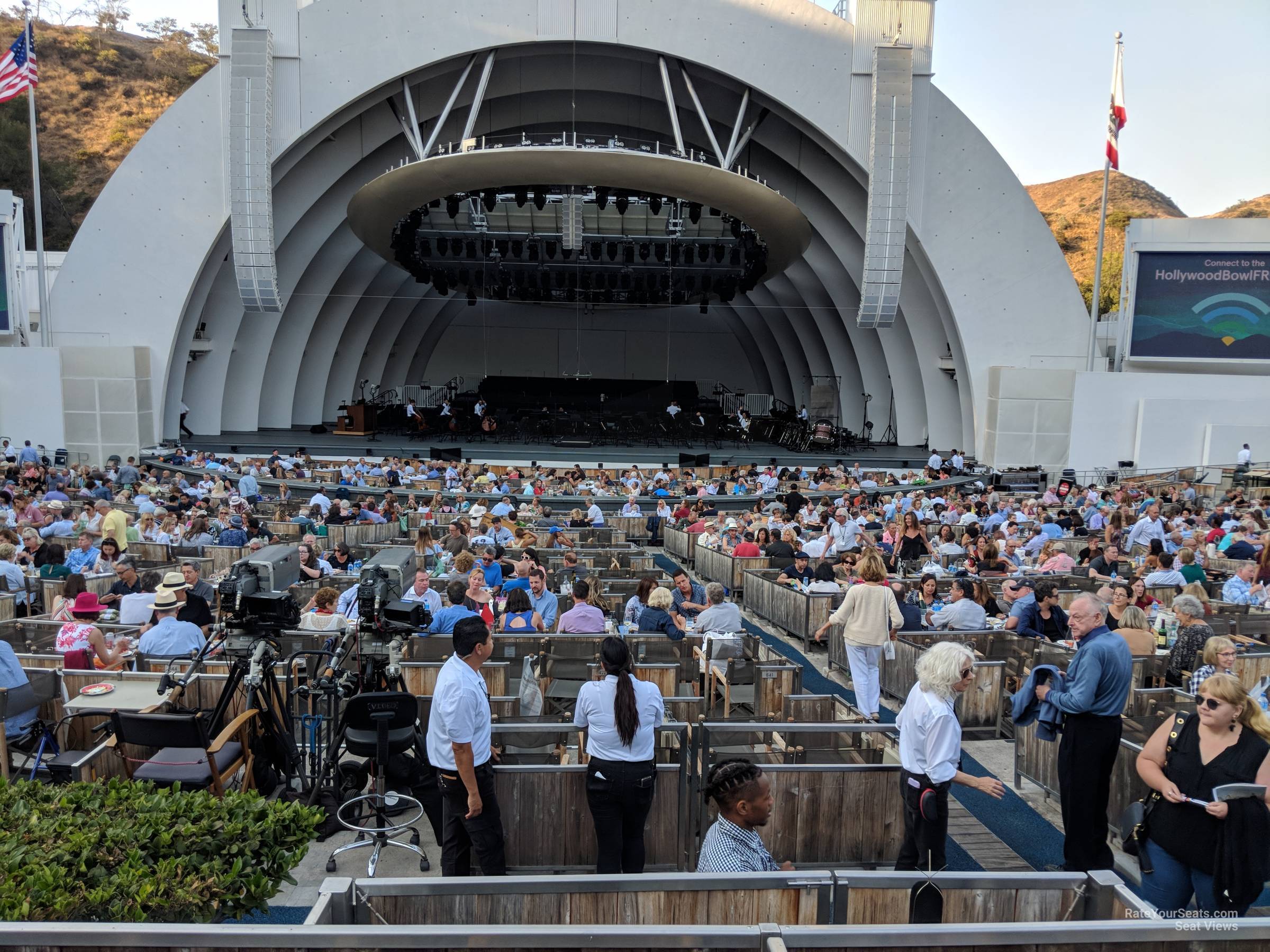 Hollywood Bowl Terrace Box Seat Pictures