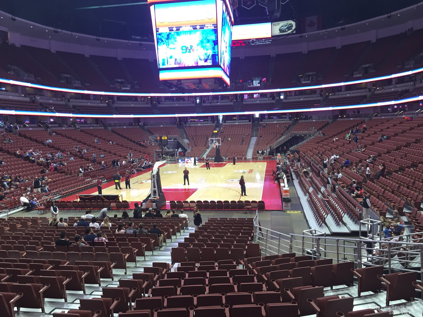 Honda Center Section 214 Basketball Seating - RateYourSeats.com