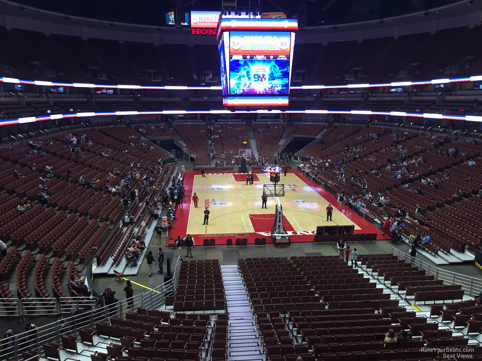 section 301, row c seat view  for basketball - honda center