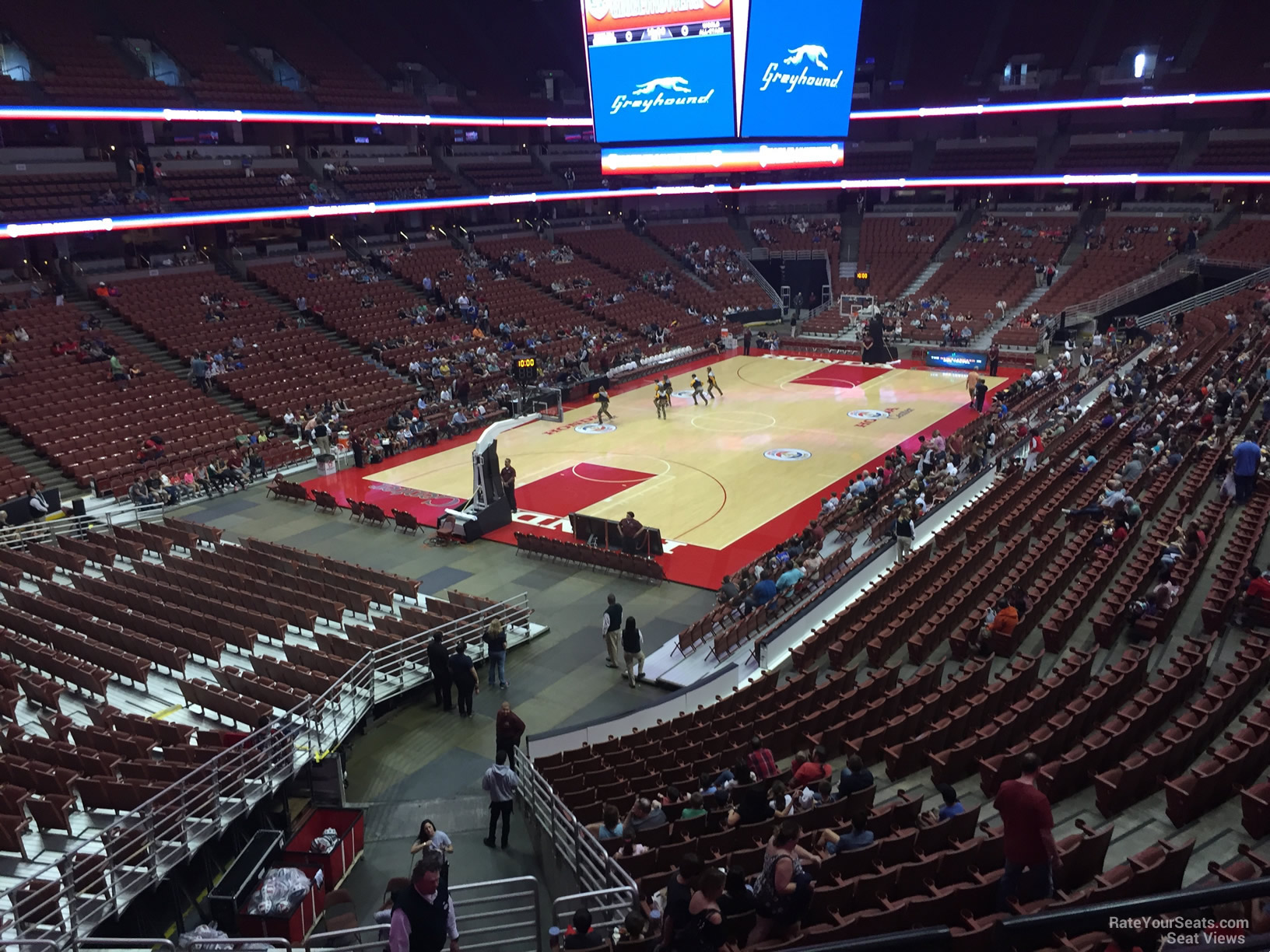 section 324, row c seat view  for basketball - honda center
