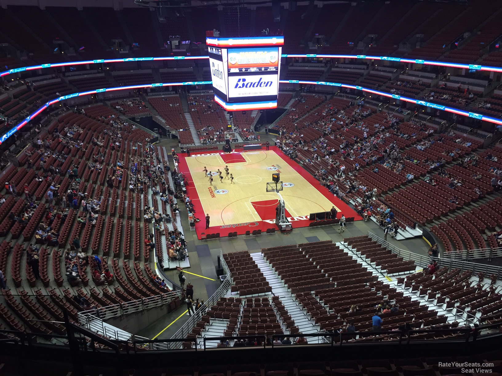 section 402, row e seat view  for basketball - honda center