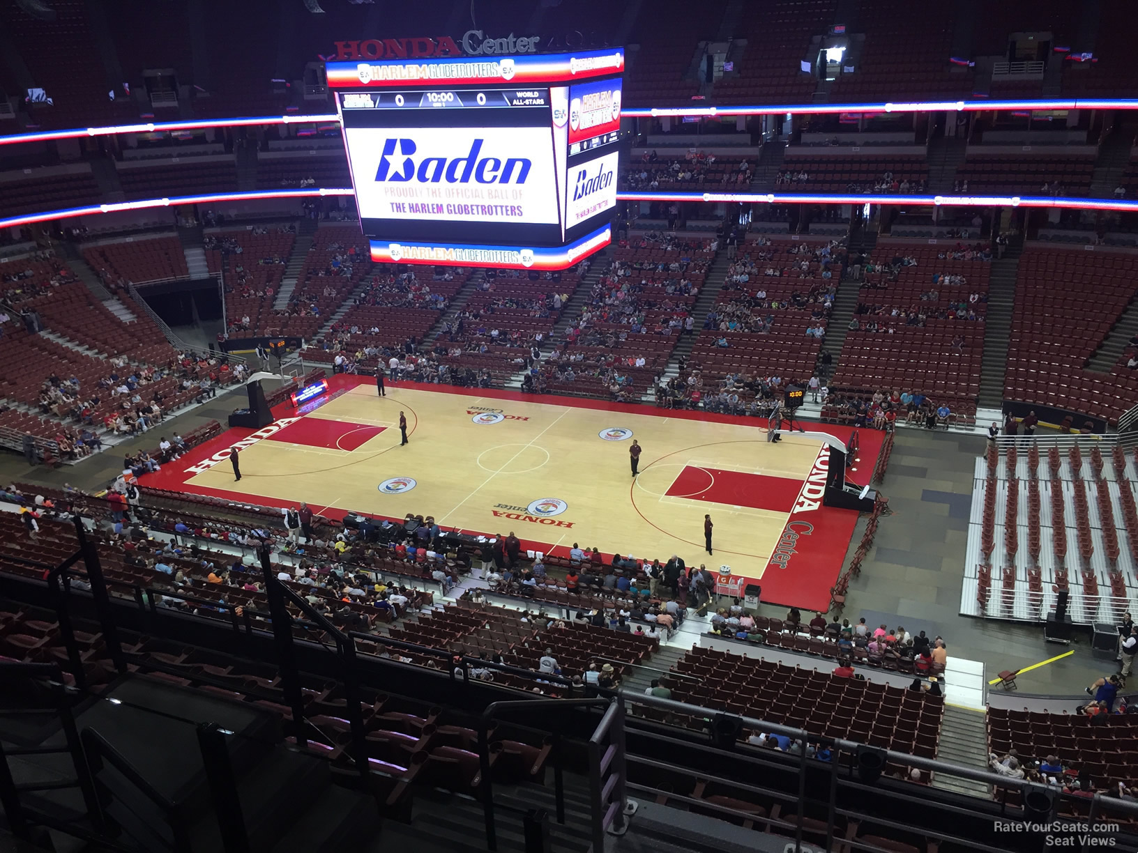 section 409, row e seat view  for basketball - honda center