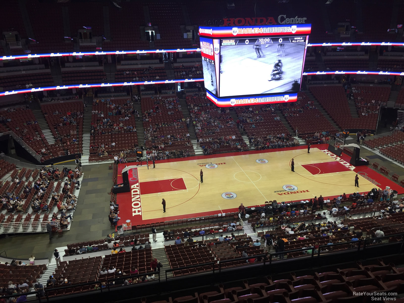 section 413, row e seat view  for basketball - honda center