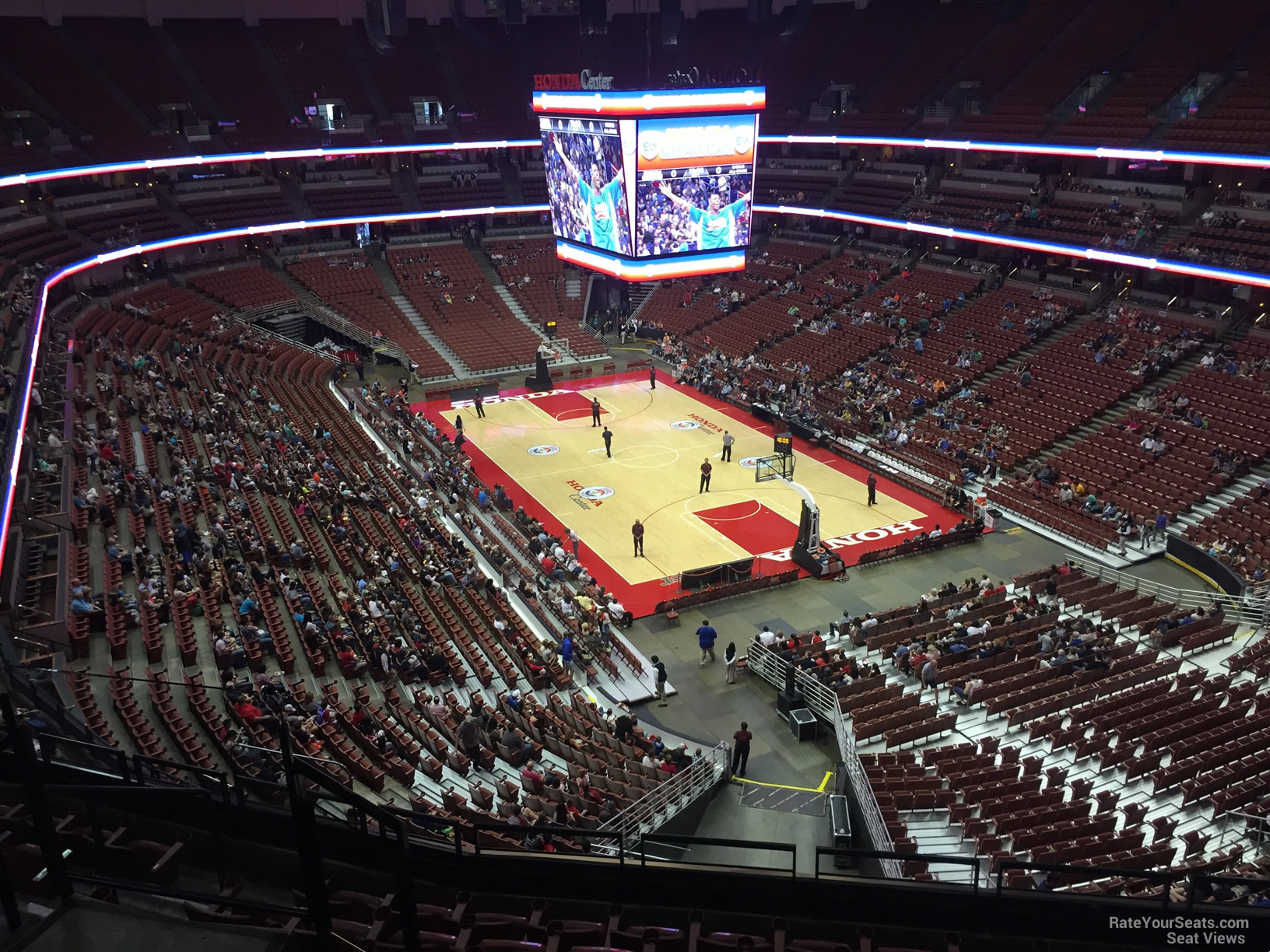 section 426, row e seat view  for basketball - honda center