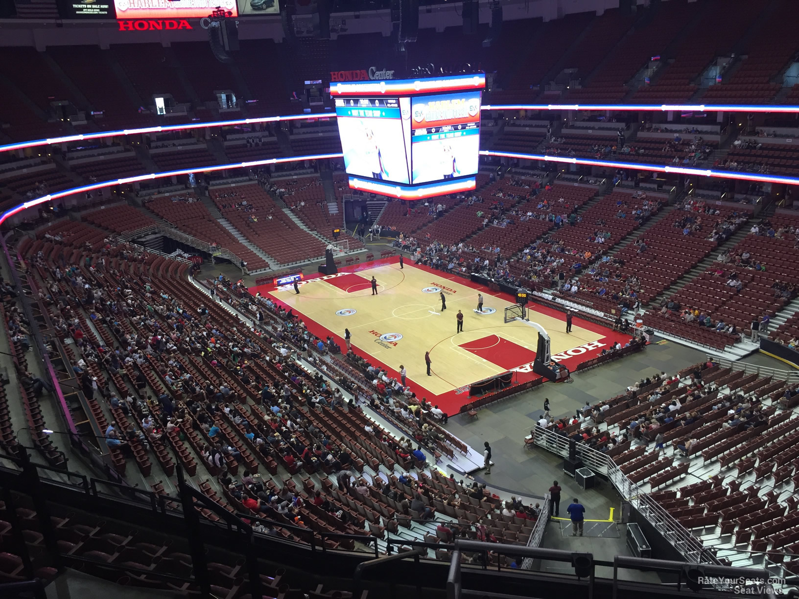 section 427, row e seat view  for basketball - honda center