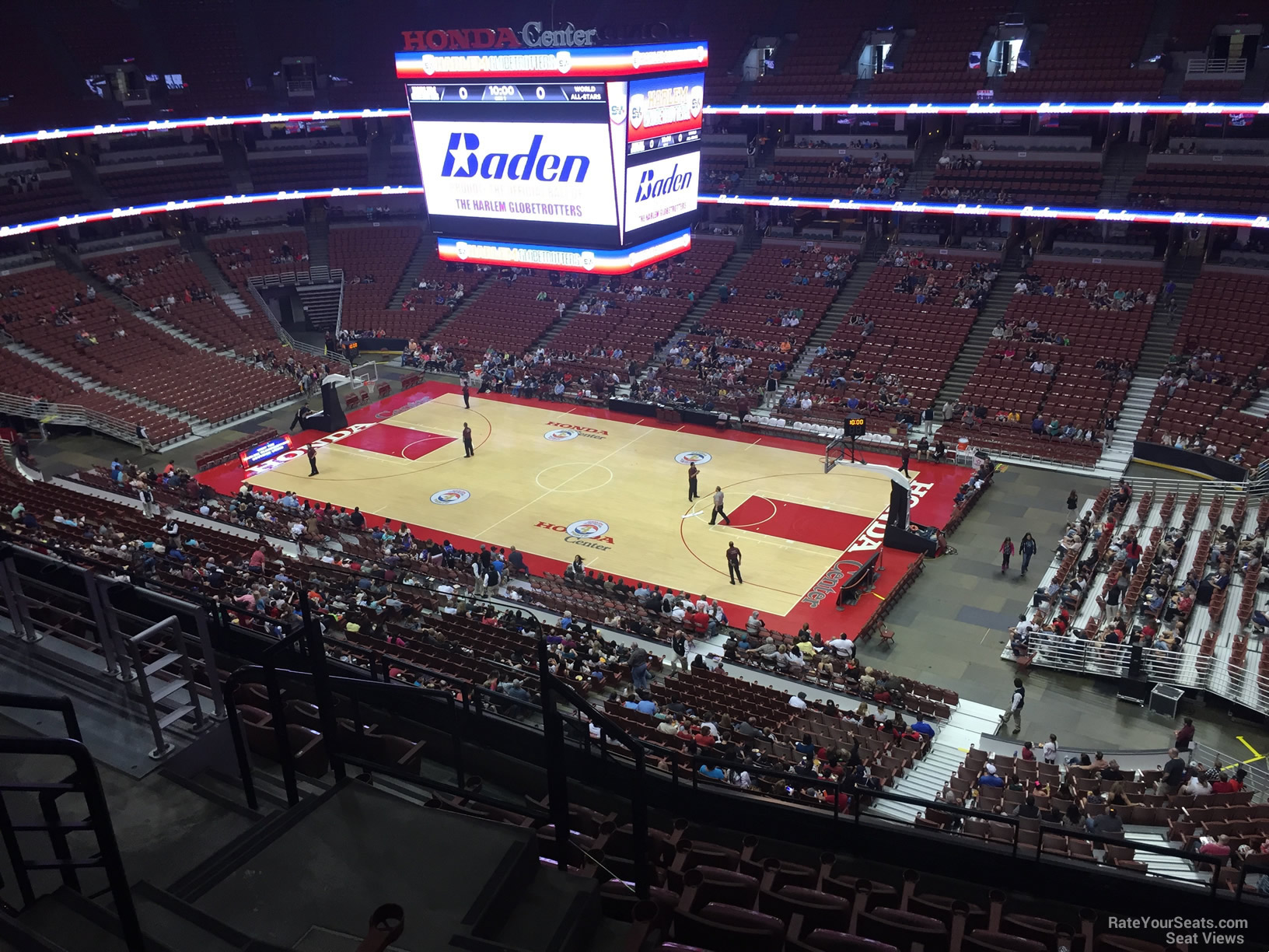 section 430, row e seat view  for basketball - honda center
