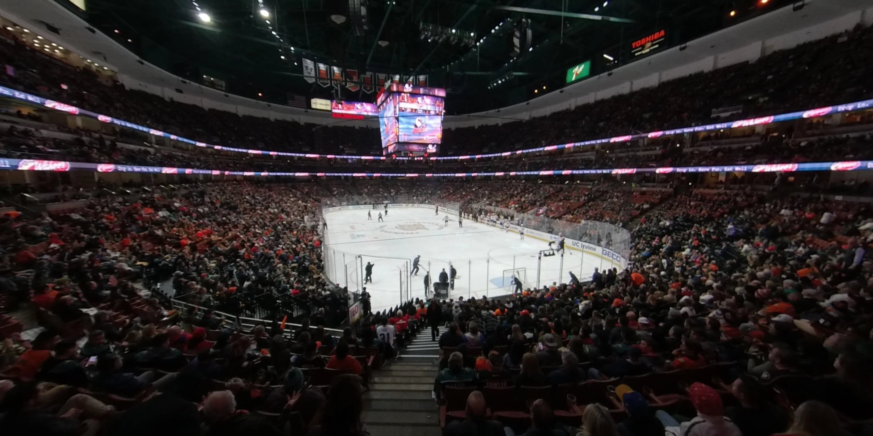 section 216 panoramic seat view  for hockey - honda center