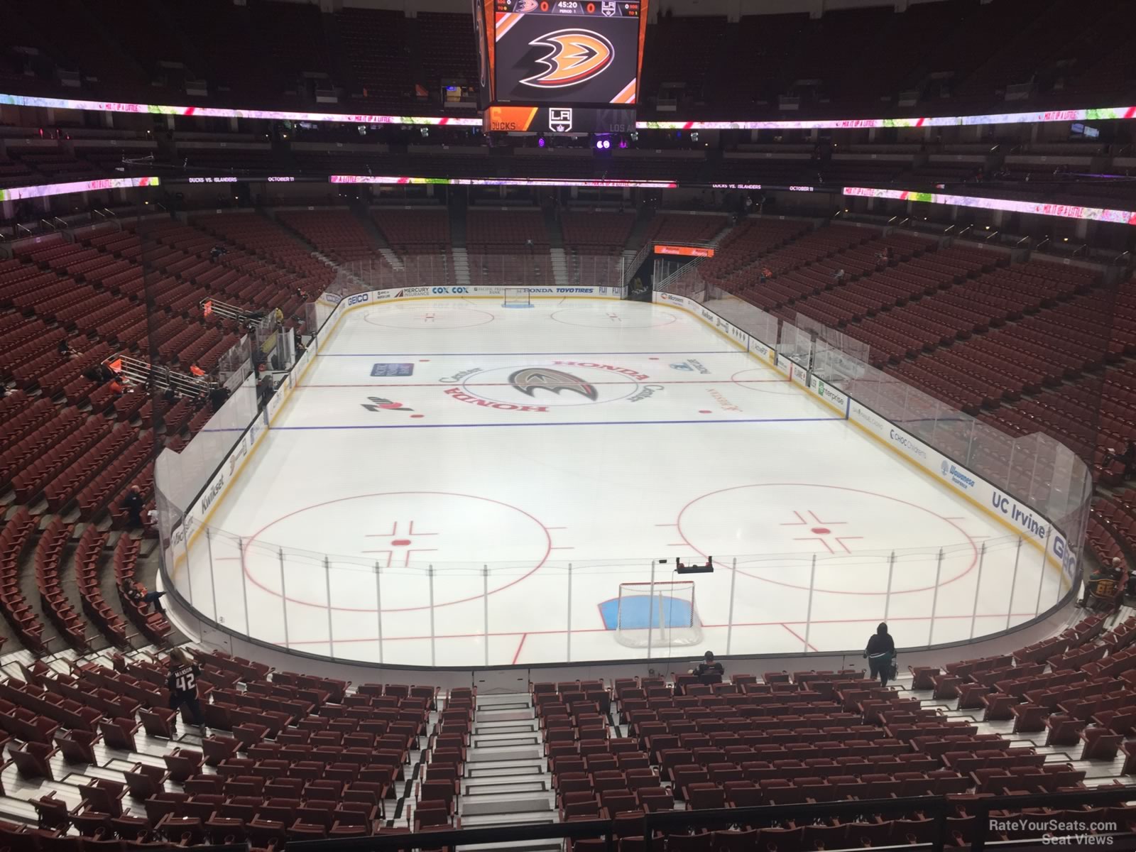 section 301, row c seat view  for hockey - honda center