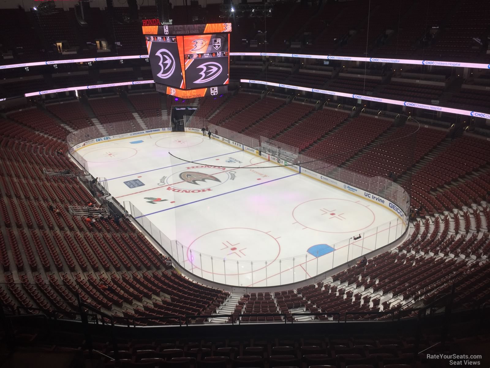 Honda Center Section 404 - Anaheim Ducks - RateYourSeats.com