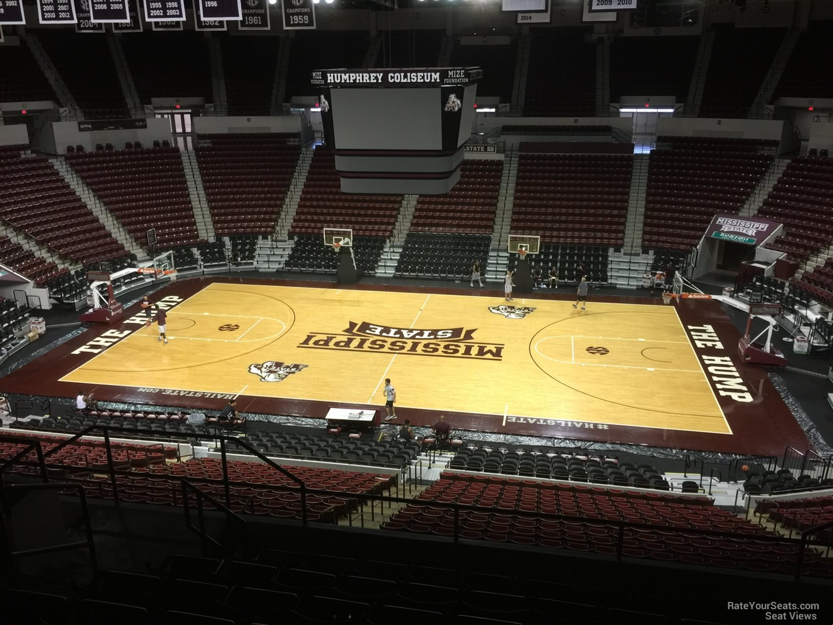 section 227, row 8 seat view  - humphrey coliseum