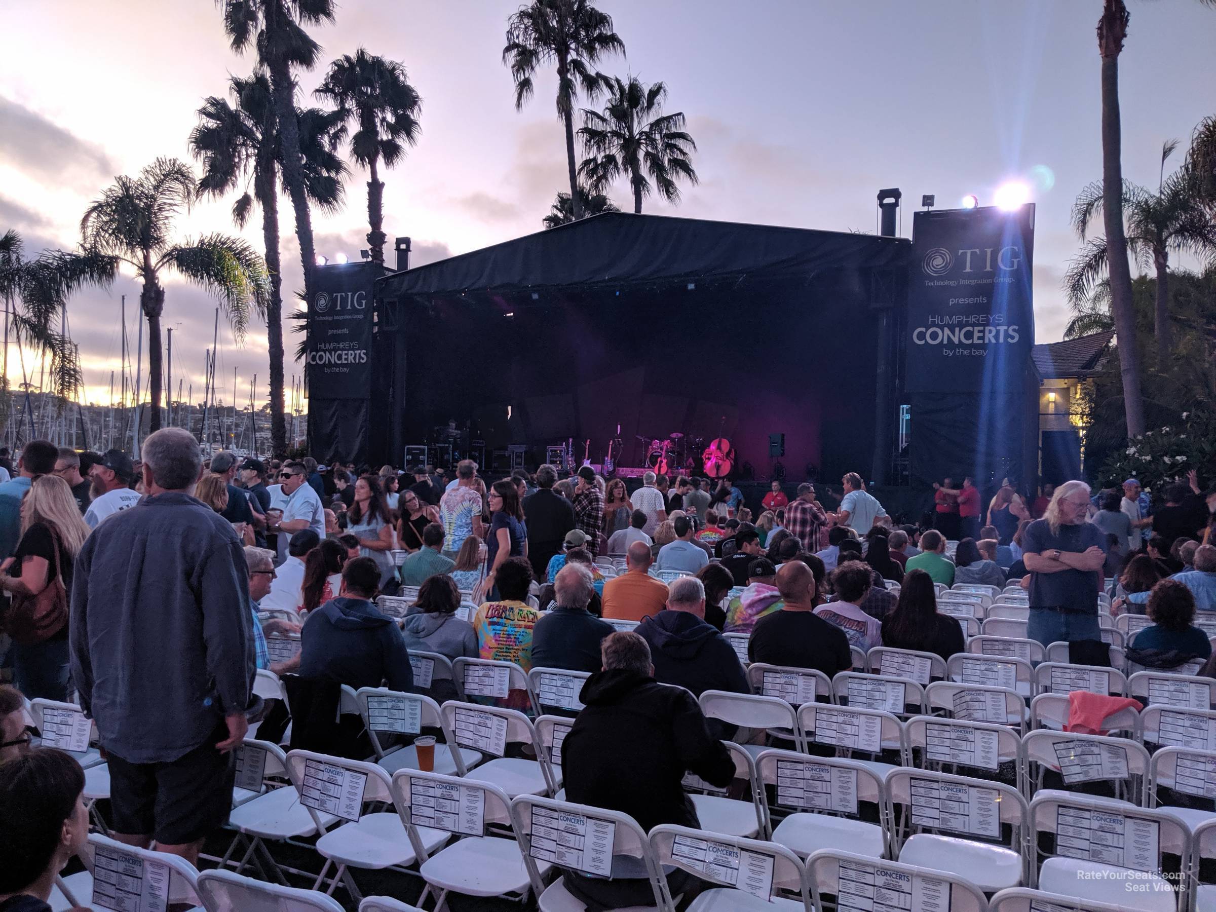 Humphreys Concerts By The Bay Seating