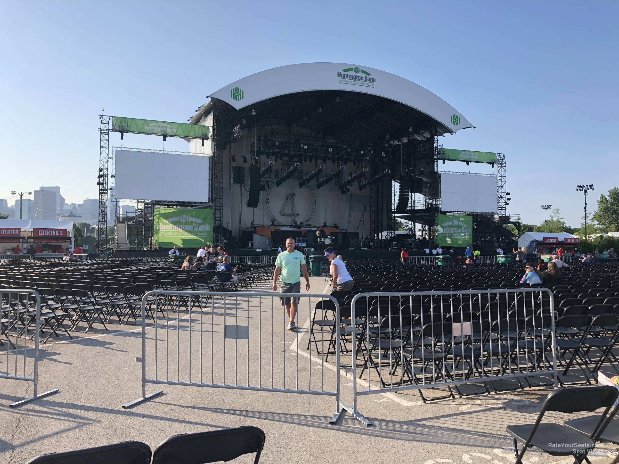 section 309, row d seat view  - huntington bank pavilion (at northerly island)