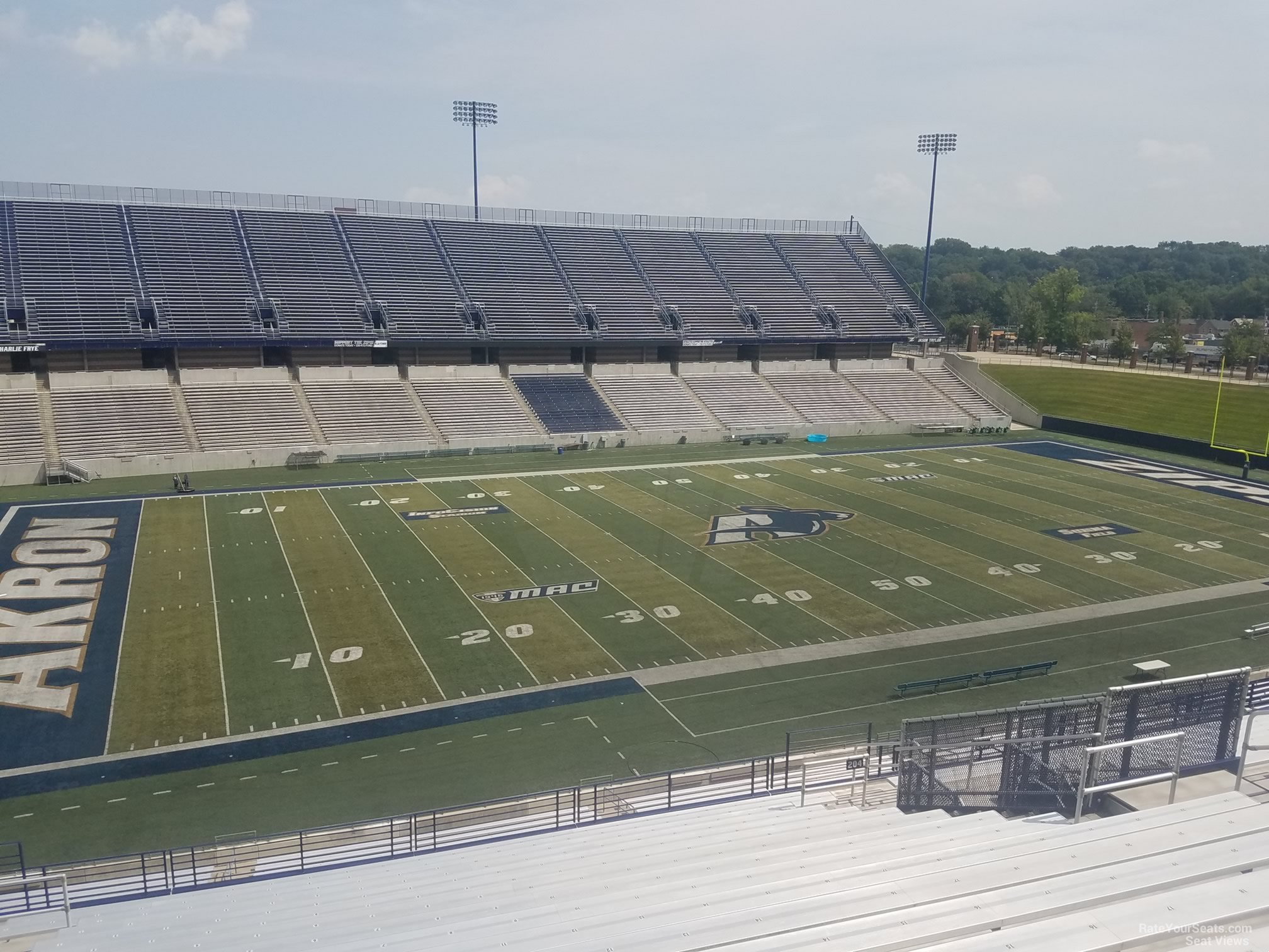 section 204, row 18 seat view  - infocision stadium
