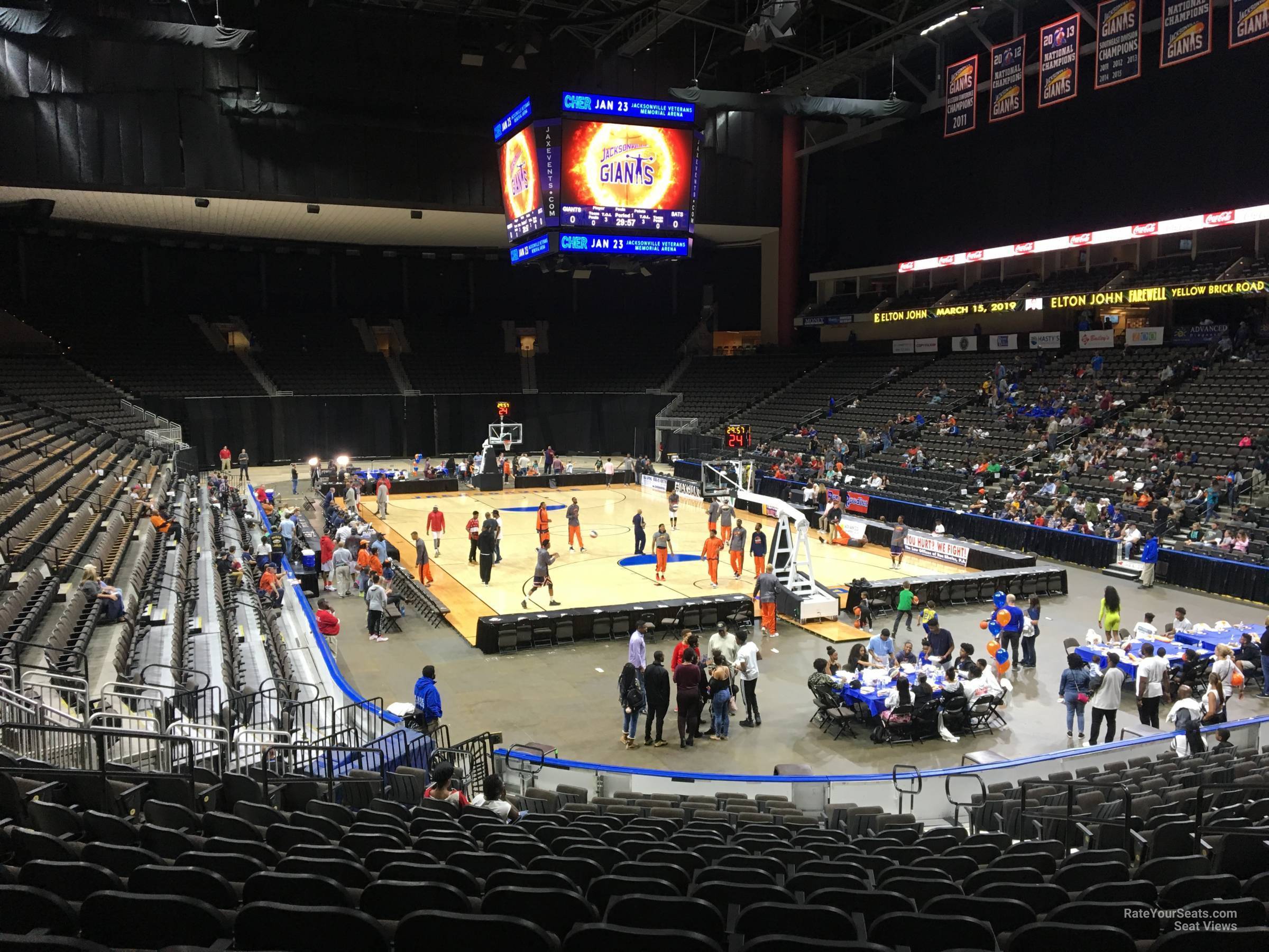 Vystar Arena Seating Chart With Seat Numbers