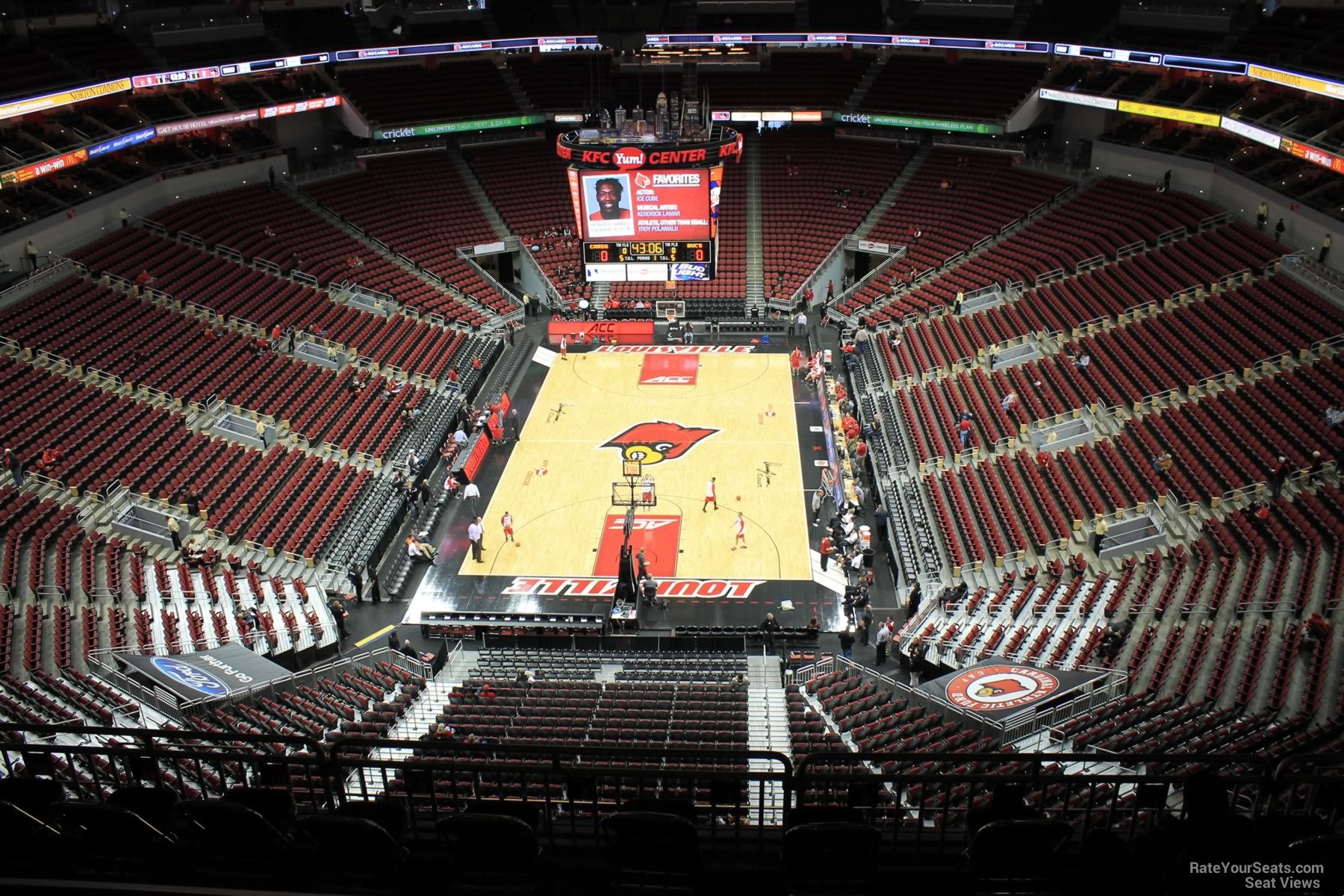 Yum Center Seating Chart Louisville Basketball