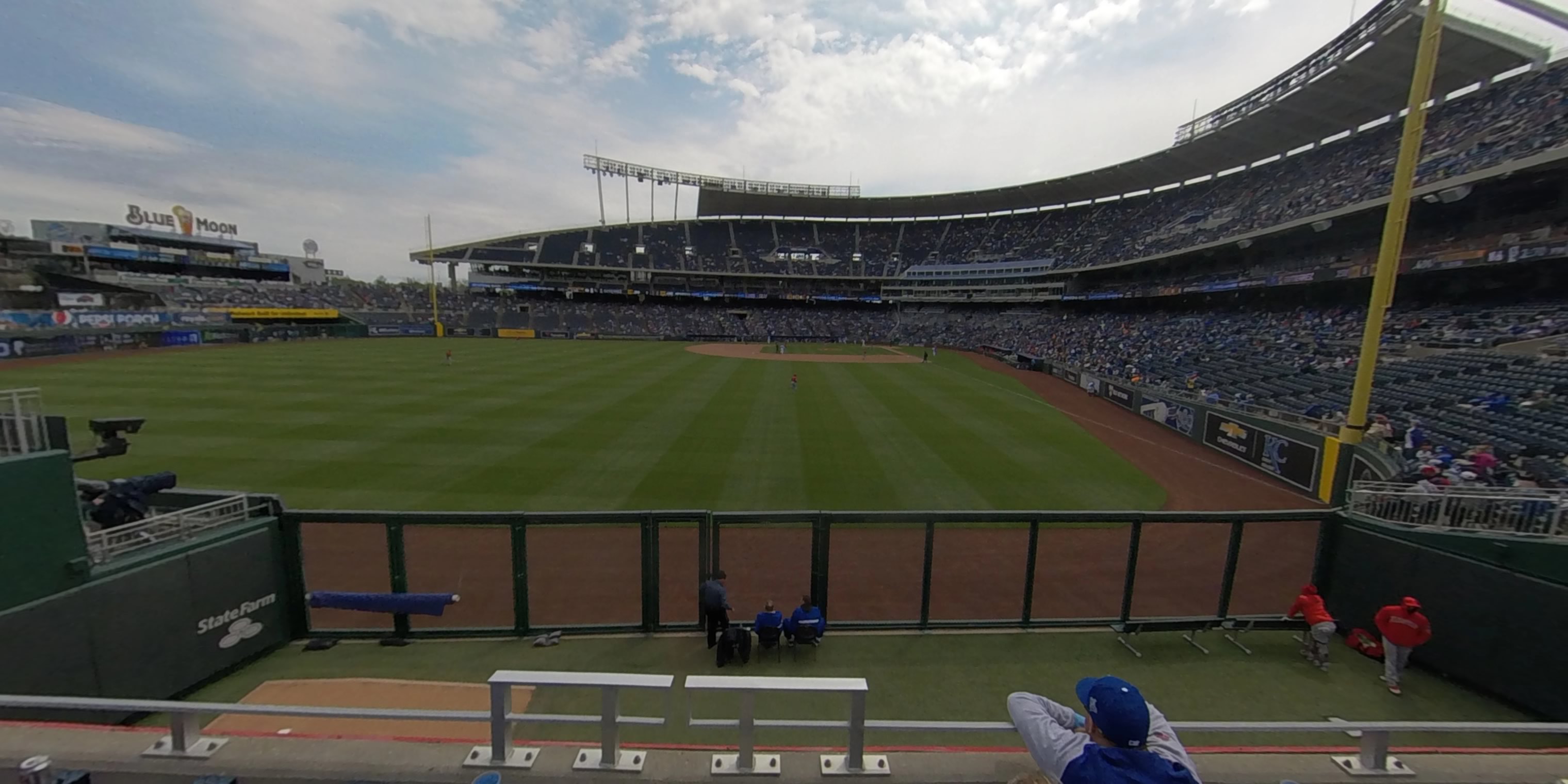 section 104 panoramic seat view  - kauffman stadium