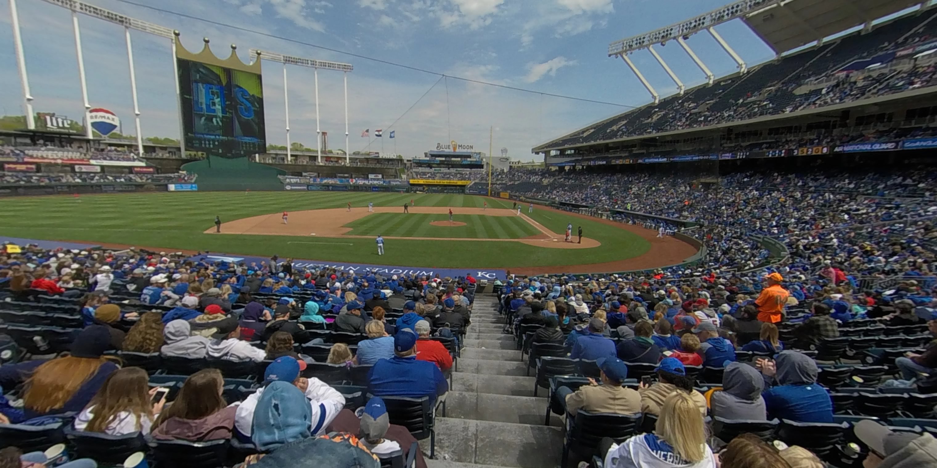 Kauffman Stadium Seating Chart  Kauffman stadium, Kansas city game, Stadium