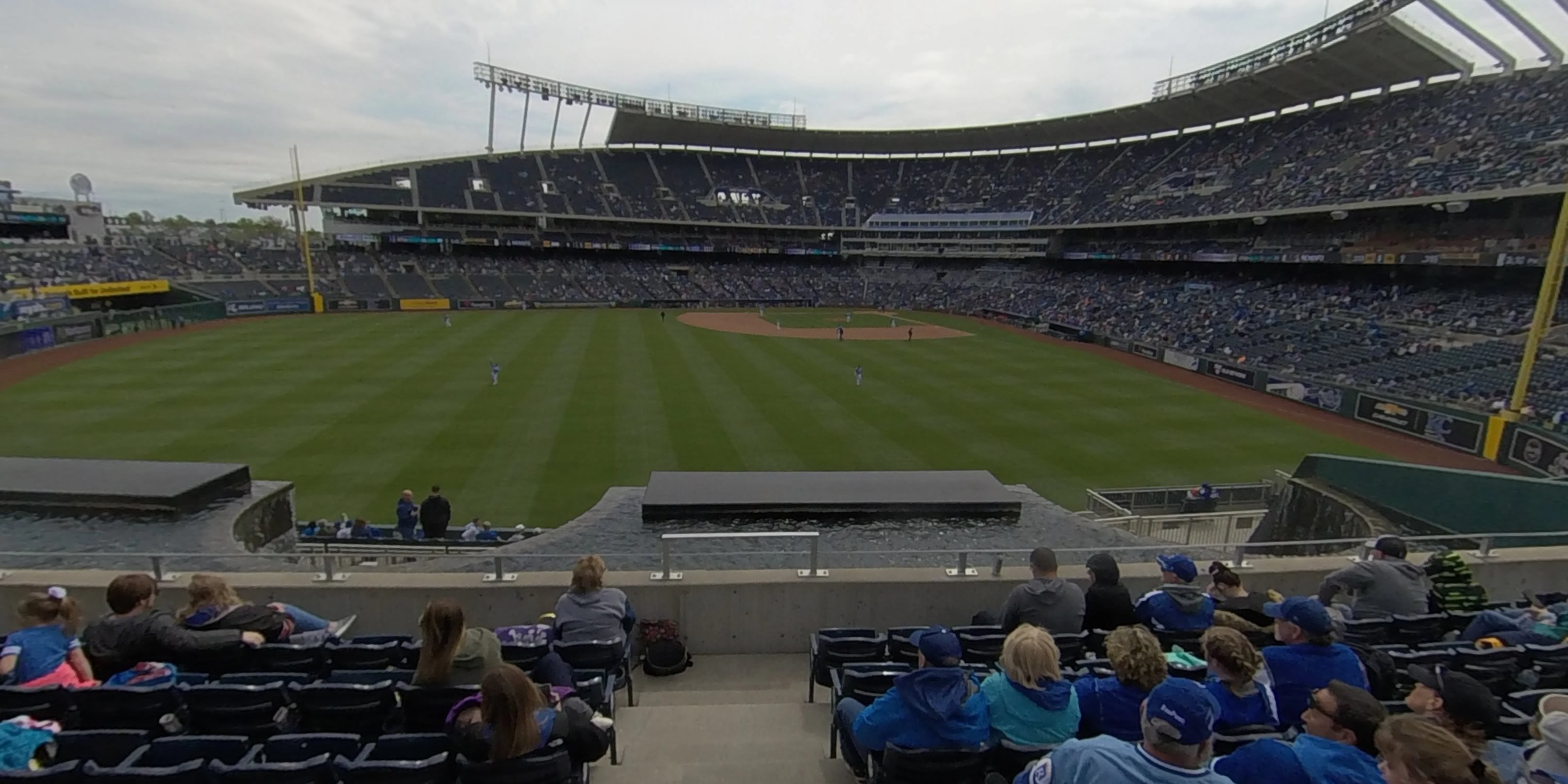section 202 panoramic seat view  - kauffman stadium