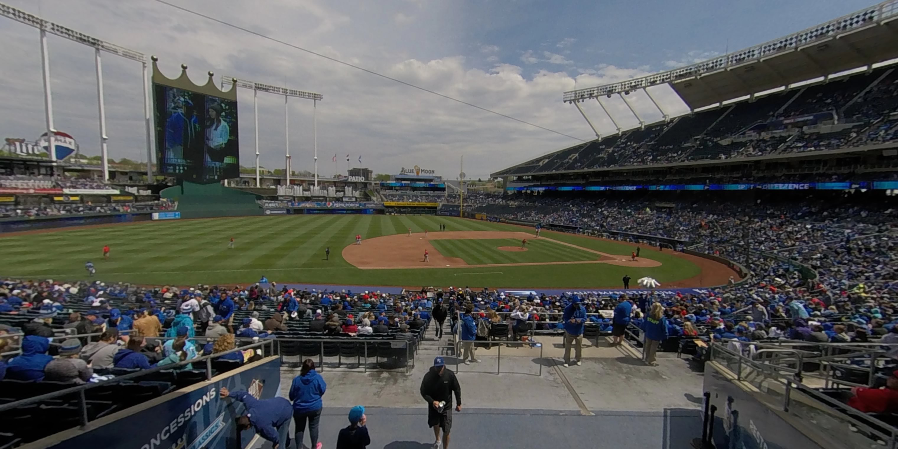 section 218 panoramic seat view  - kauffman stadium