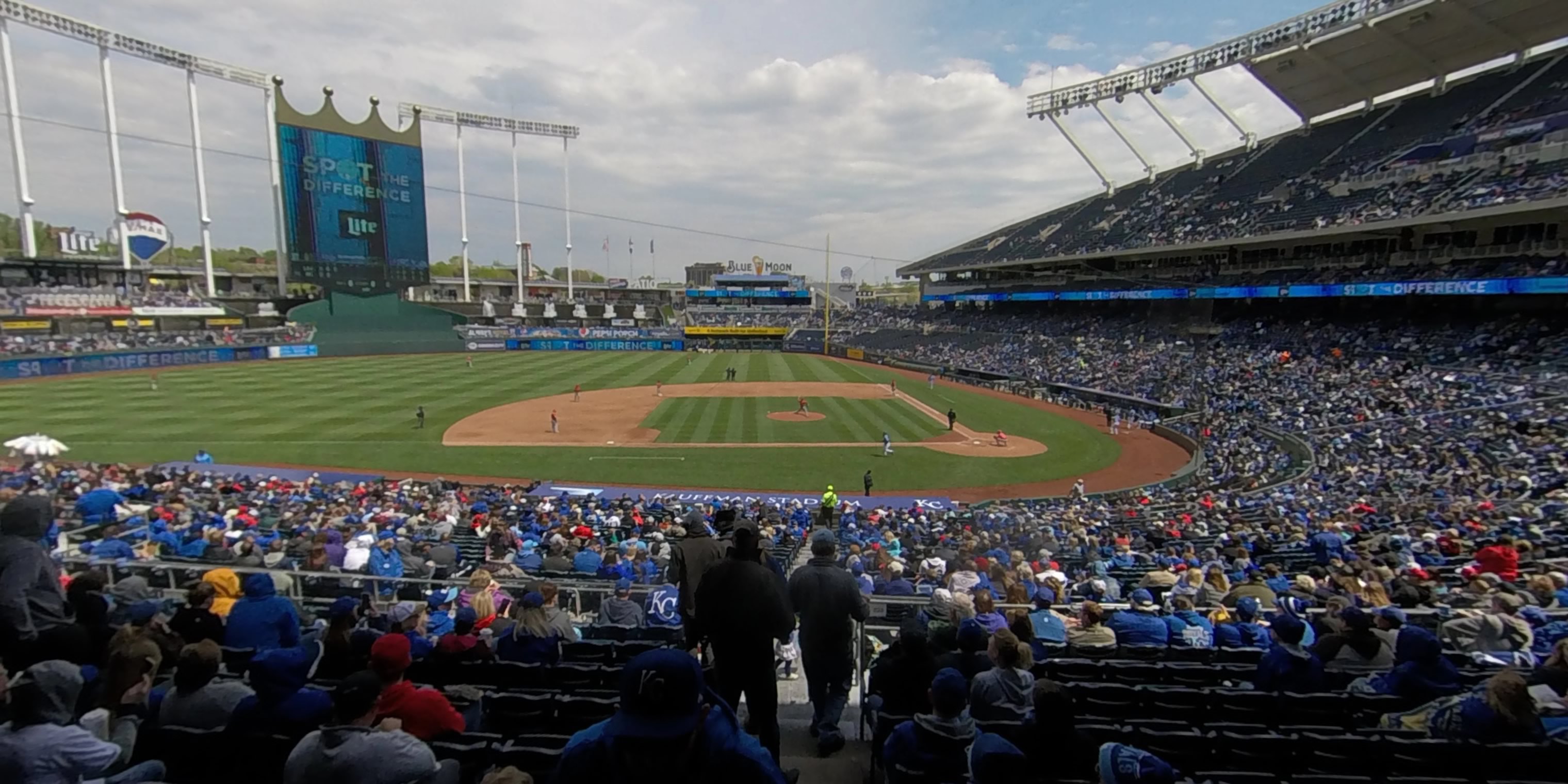 section 221 panoramic seat view  - kauffman stadium