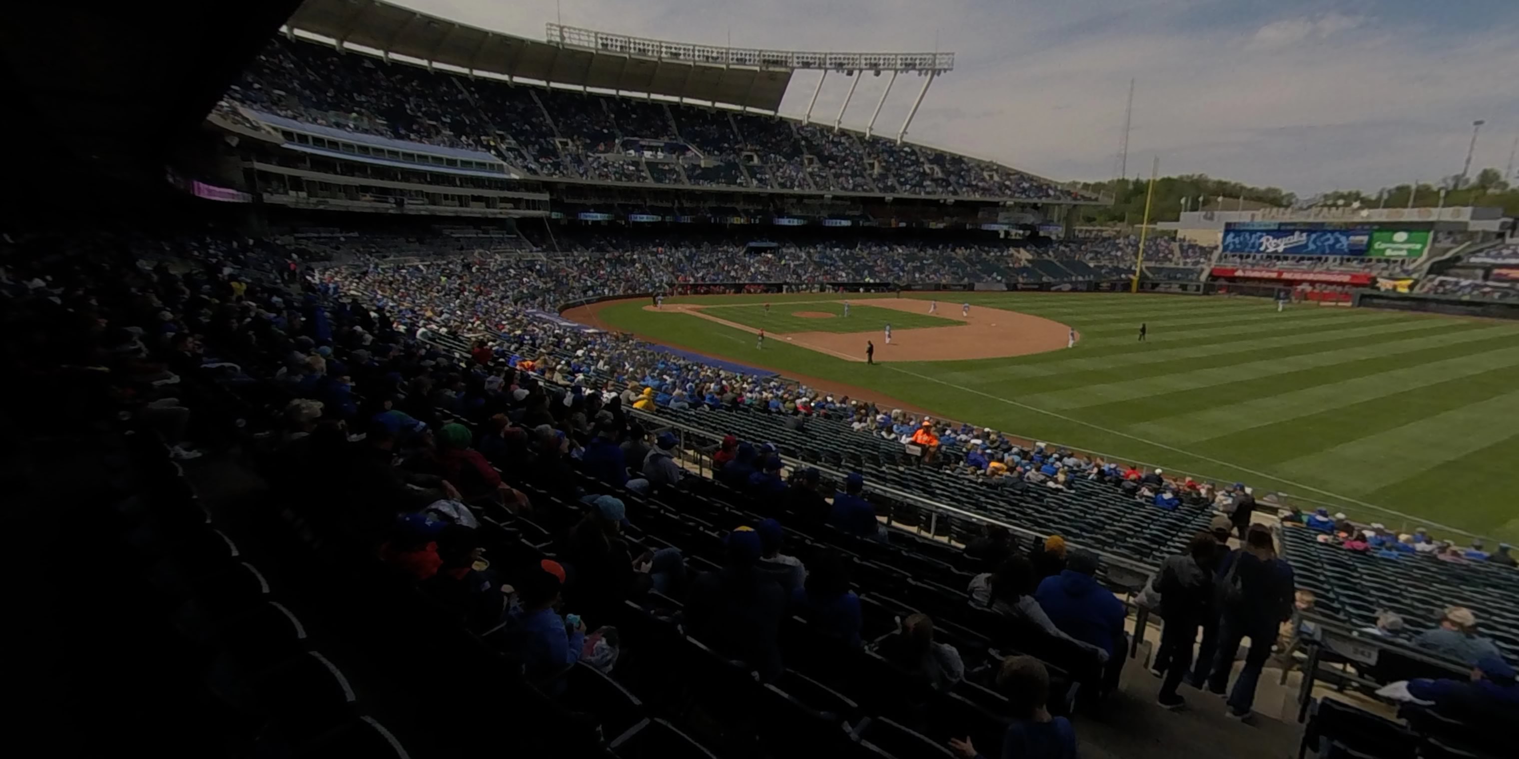 section 242 panoramic seat view  - kauffman stadium