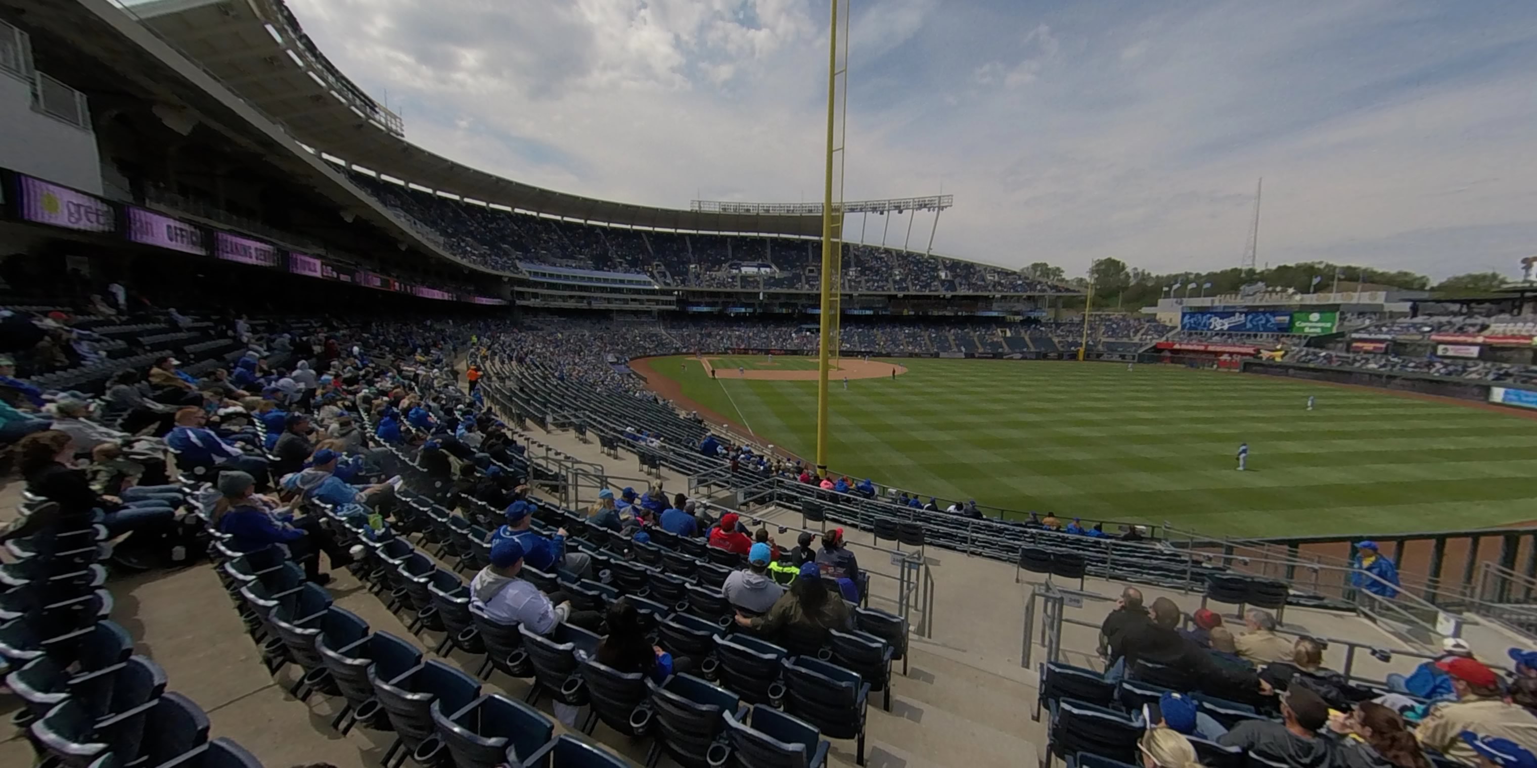 section 248 panoramic seat view  - kauffman stadium