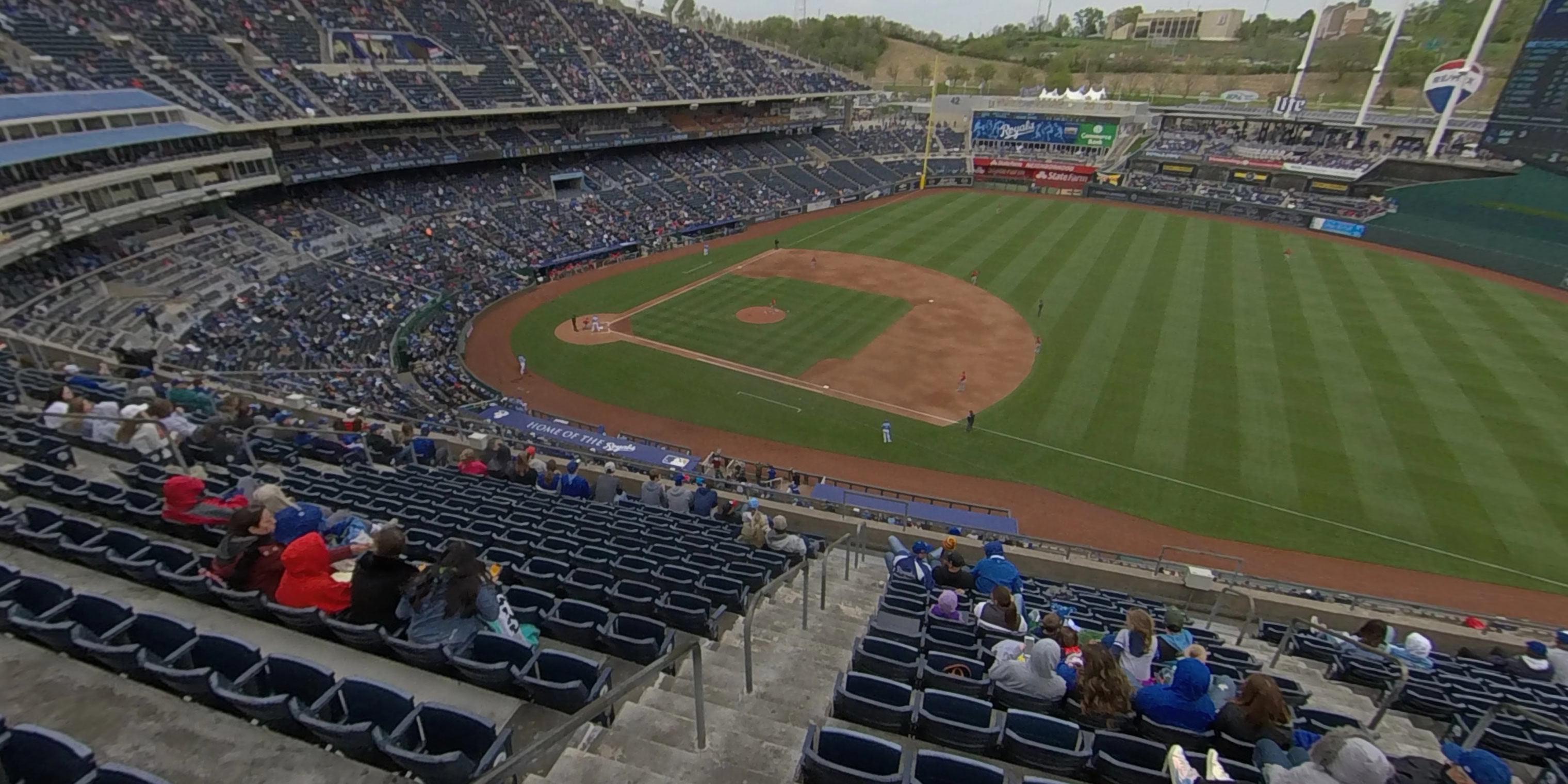 section 431 panoramic seat view  - kauffman stadium