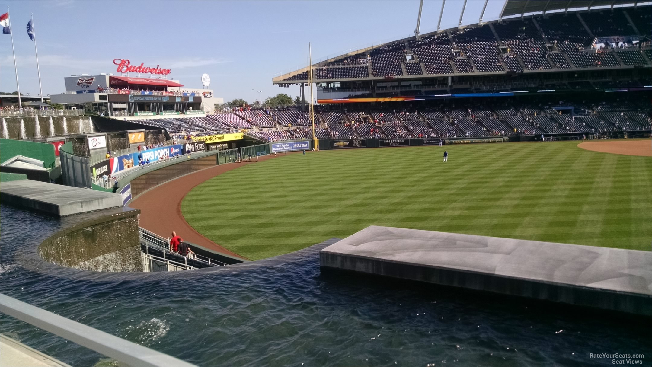 Section 201 at Kauffman Stadium 