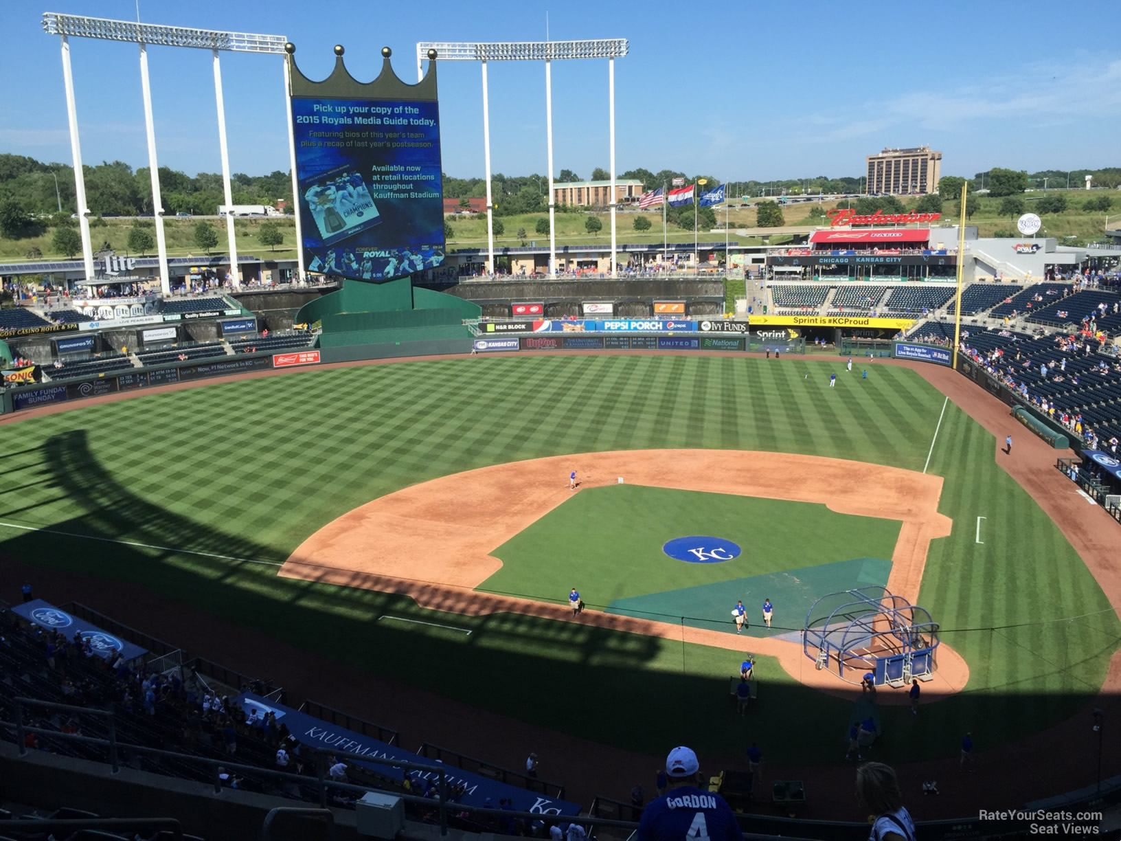 Section 415 at Kauffman Stadium 