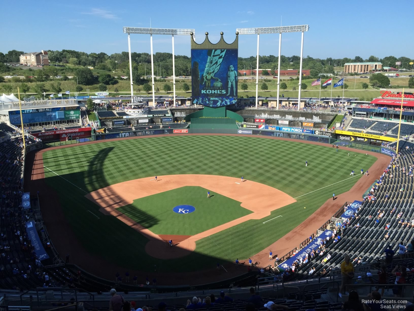 Section 433 at Kauffman Stadium 